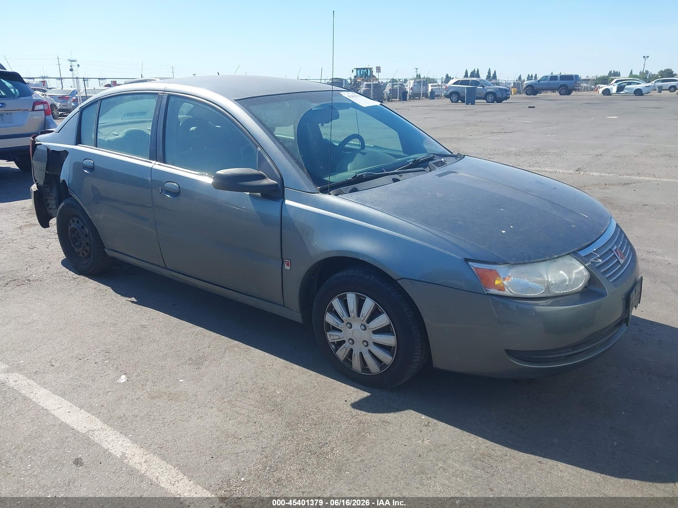 2007 Saturn ION ION 2, VIN 1G8AJ55F87Z127347 — Rear end