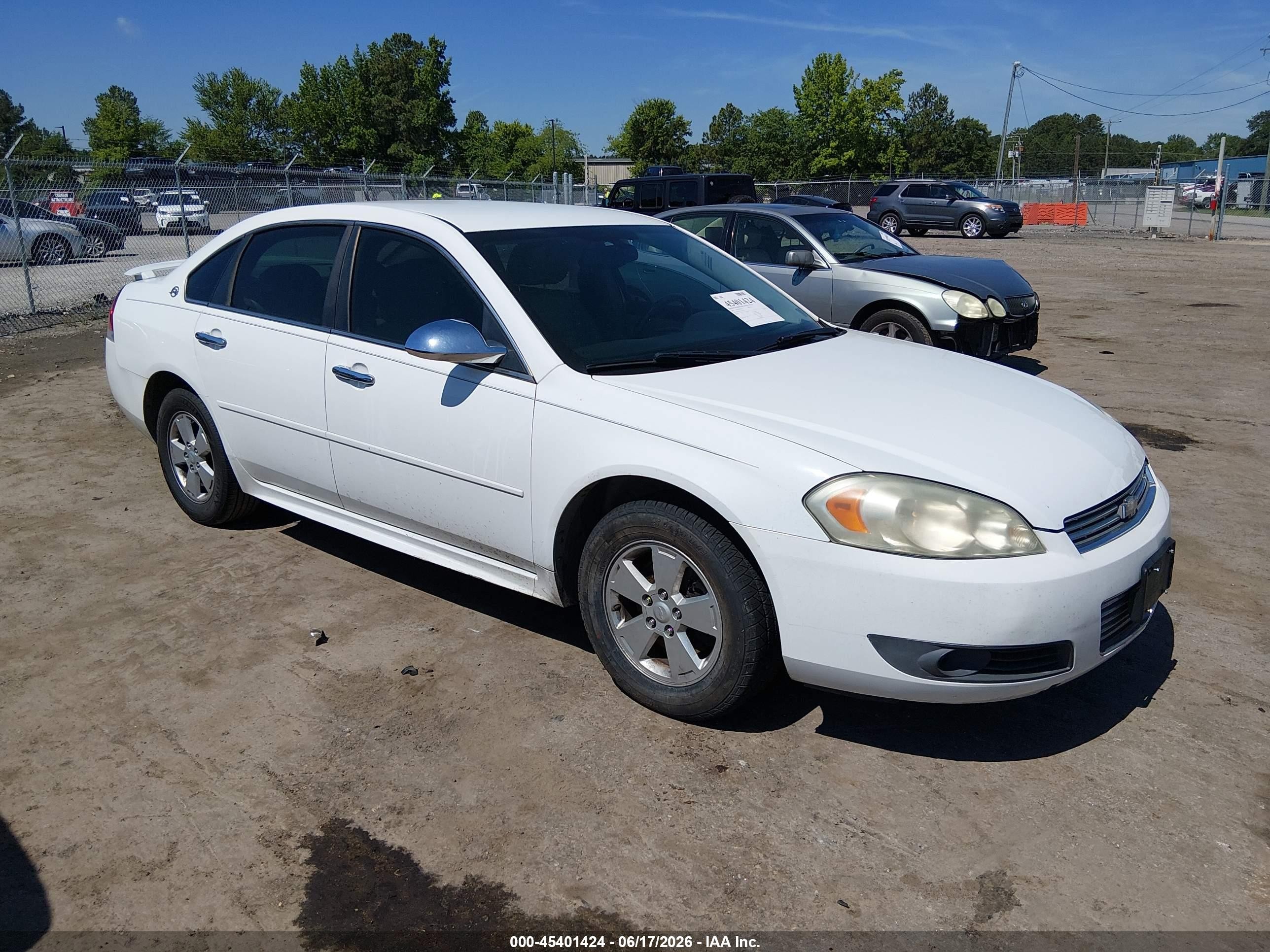 2010 Chevrolet Impala LT, VIN 2G1WB5EKXA1137926 — Repossession