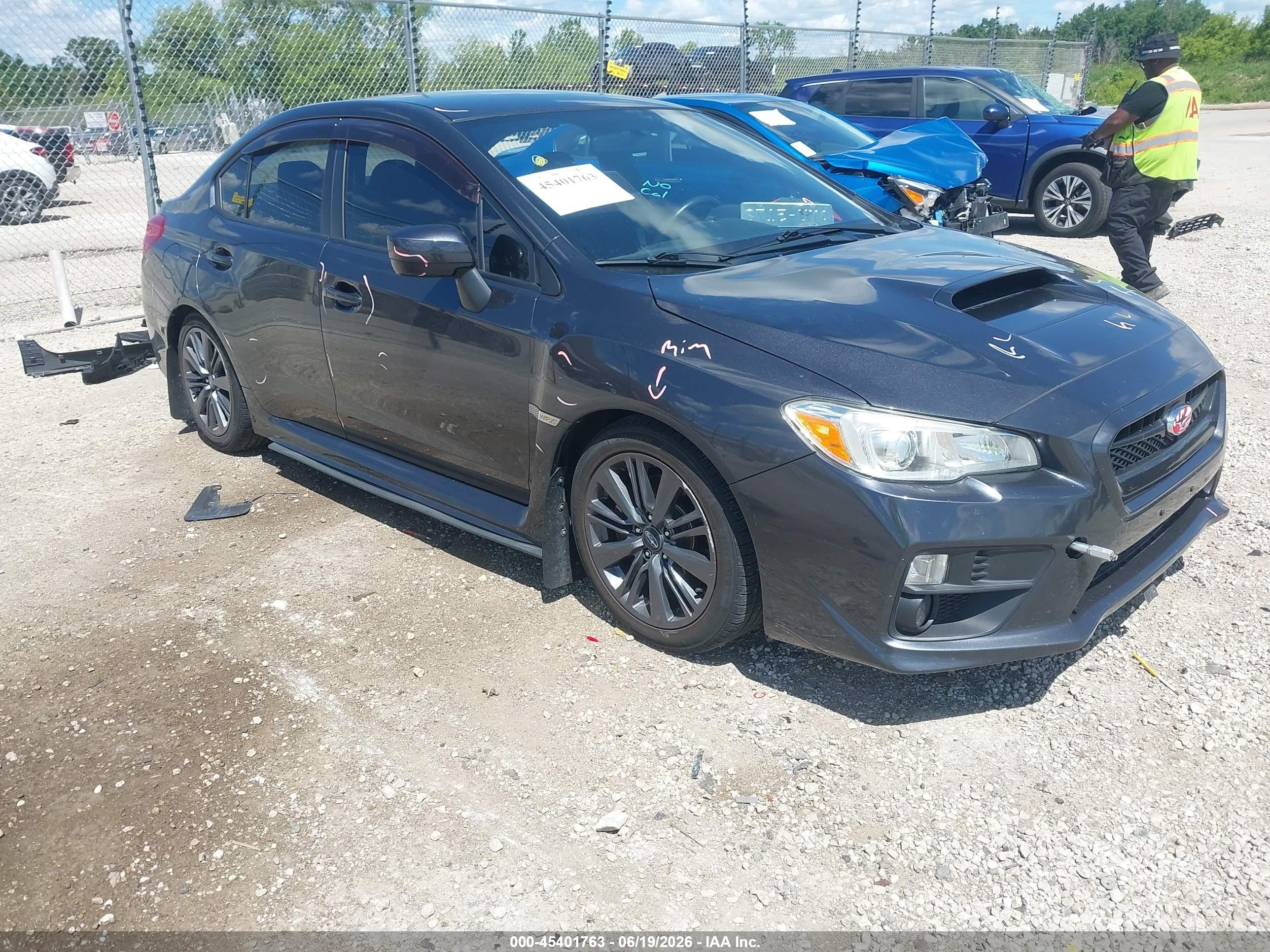 2015 Subaru WRX, VIN JF1VA1A60F9815305 — Бок