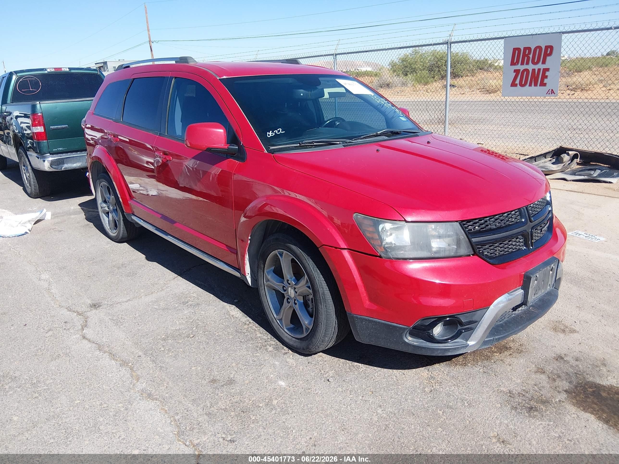 2017 Dodge Journey Crossroad, VIN 3C4PDDGG6HT582939 — Repossession