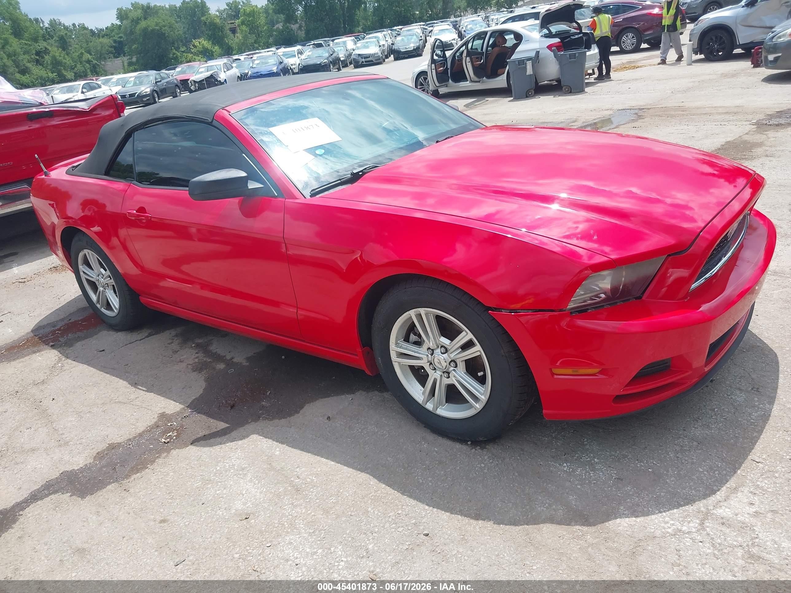 2014 Ford Mustang V6, VIN 1ZVBP8EMXE5279253 — Вода / потоп