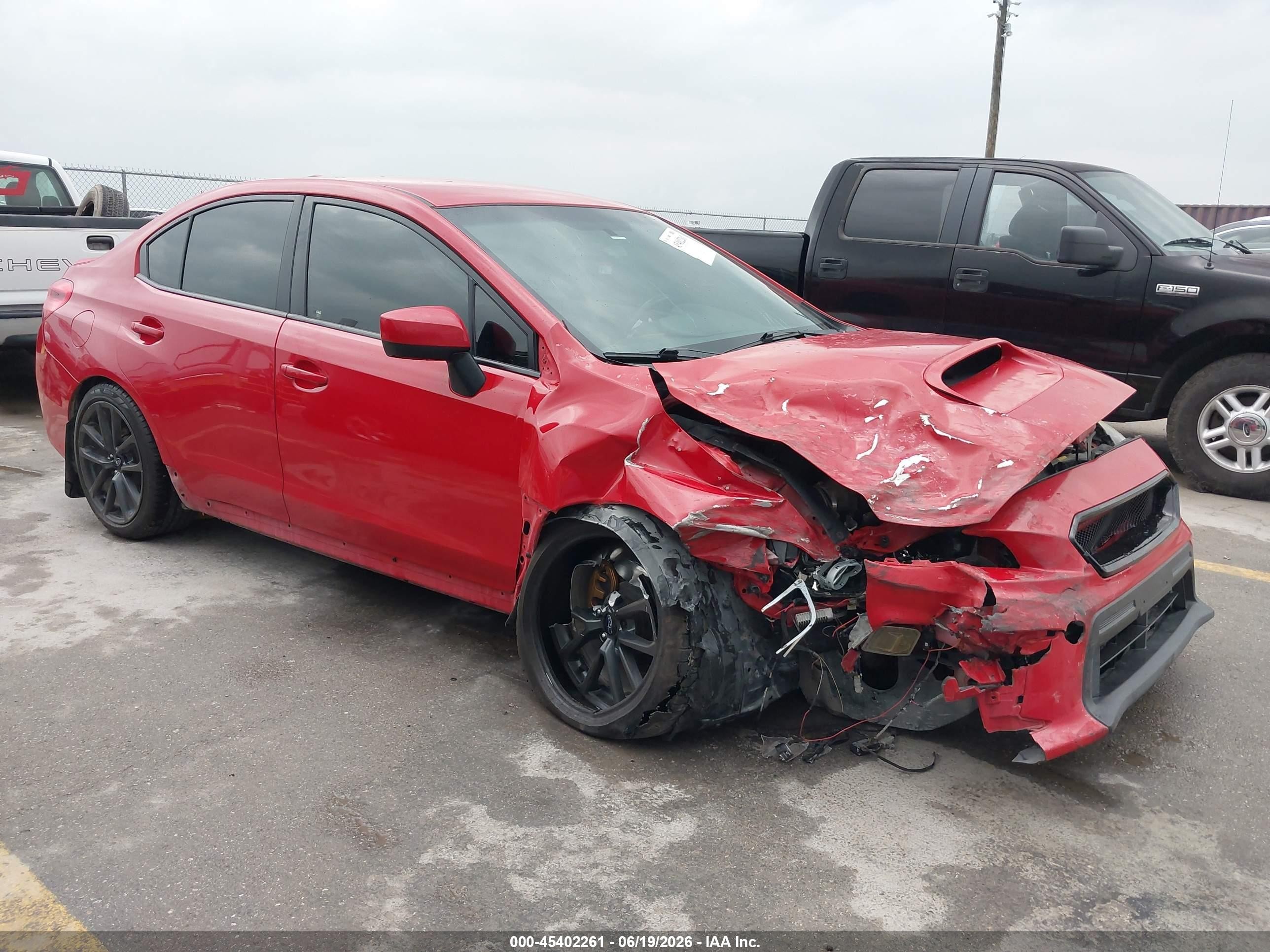 2018 Subaru WRX Premium, VIN JF1VA1B65J9824993 — Front end