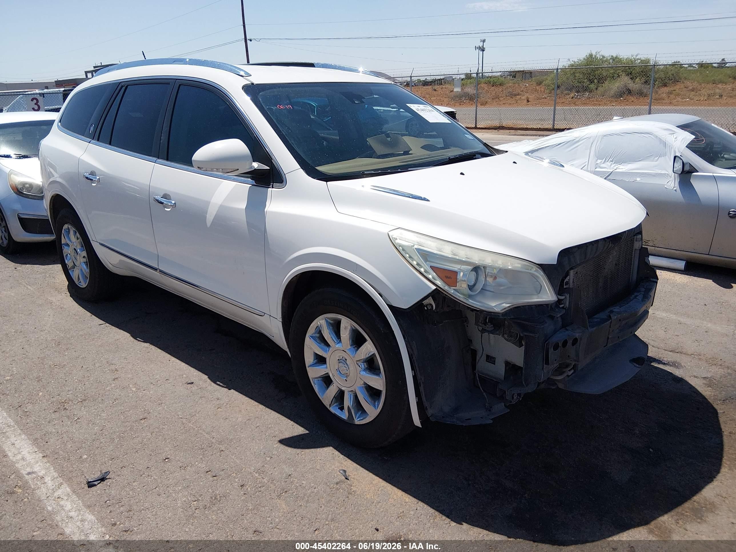 2015 Buick Enclave Premium, VIN 5GAKRCKD2FJ245919 — Front end