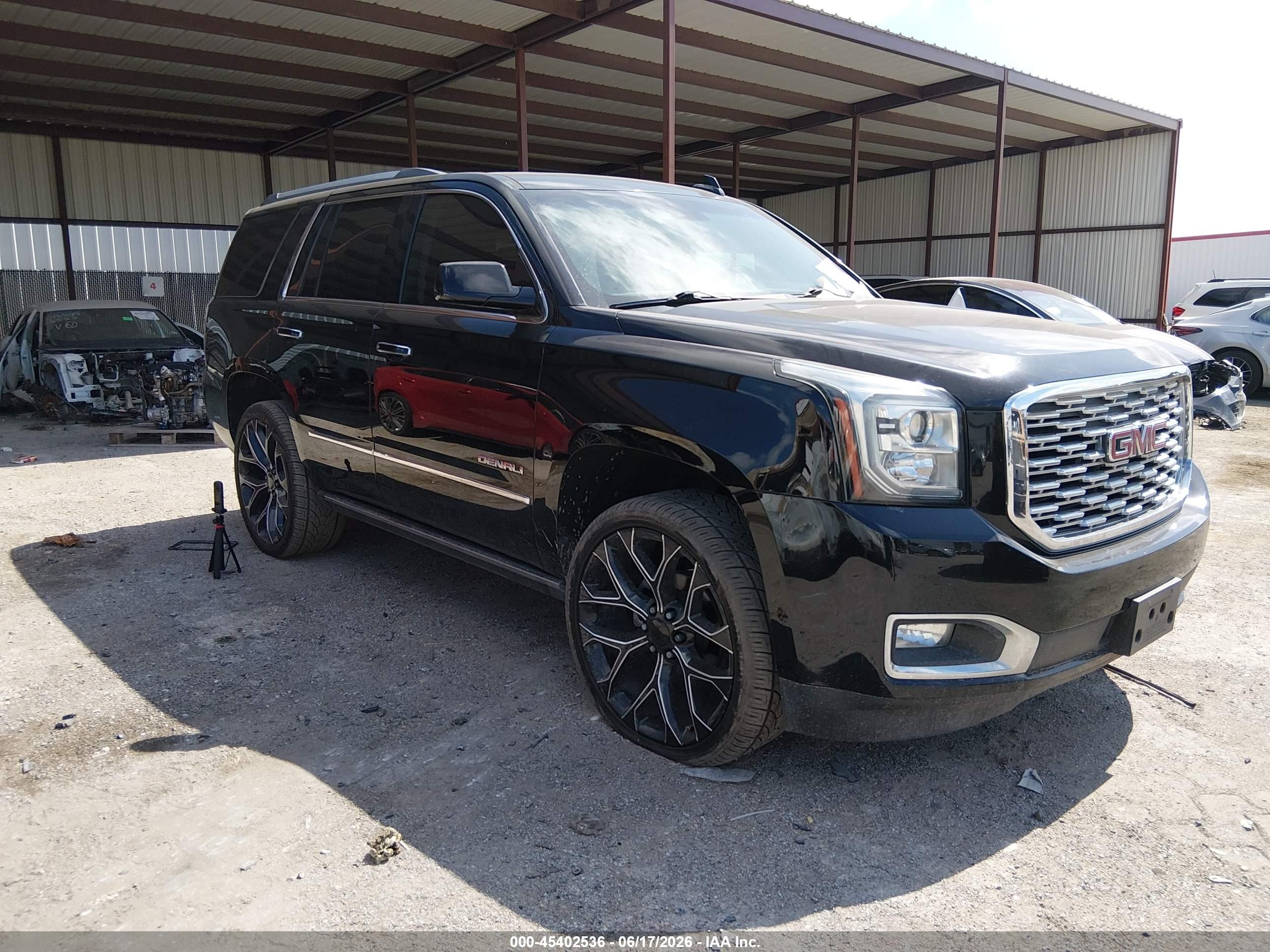 2018 GMC Yukon Denali, VIN 1GKS1CKJ7JR177739 — После угона