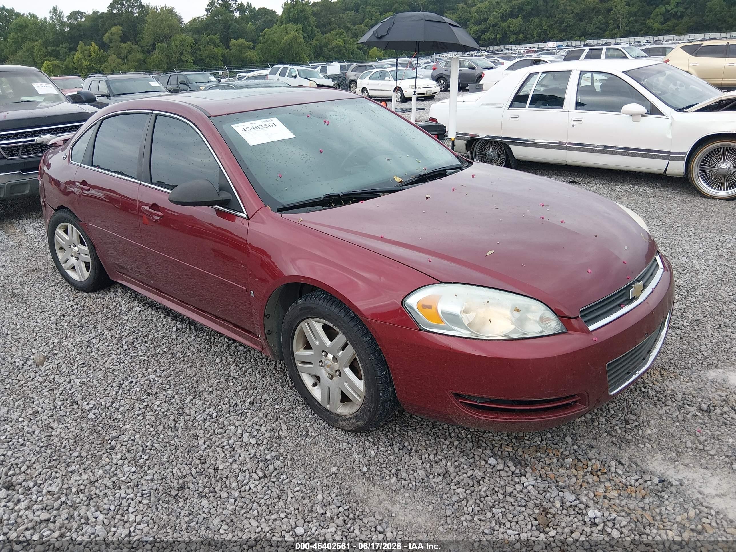 2009 Chevrolet Impala LT, VIN 2G1WT57N091320686 — Rear end