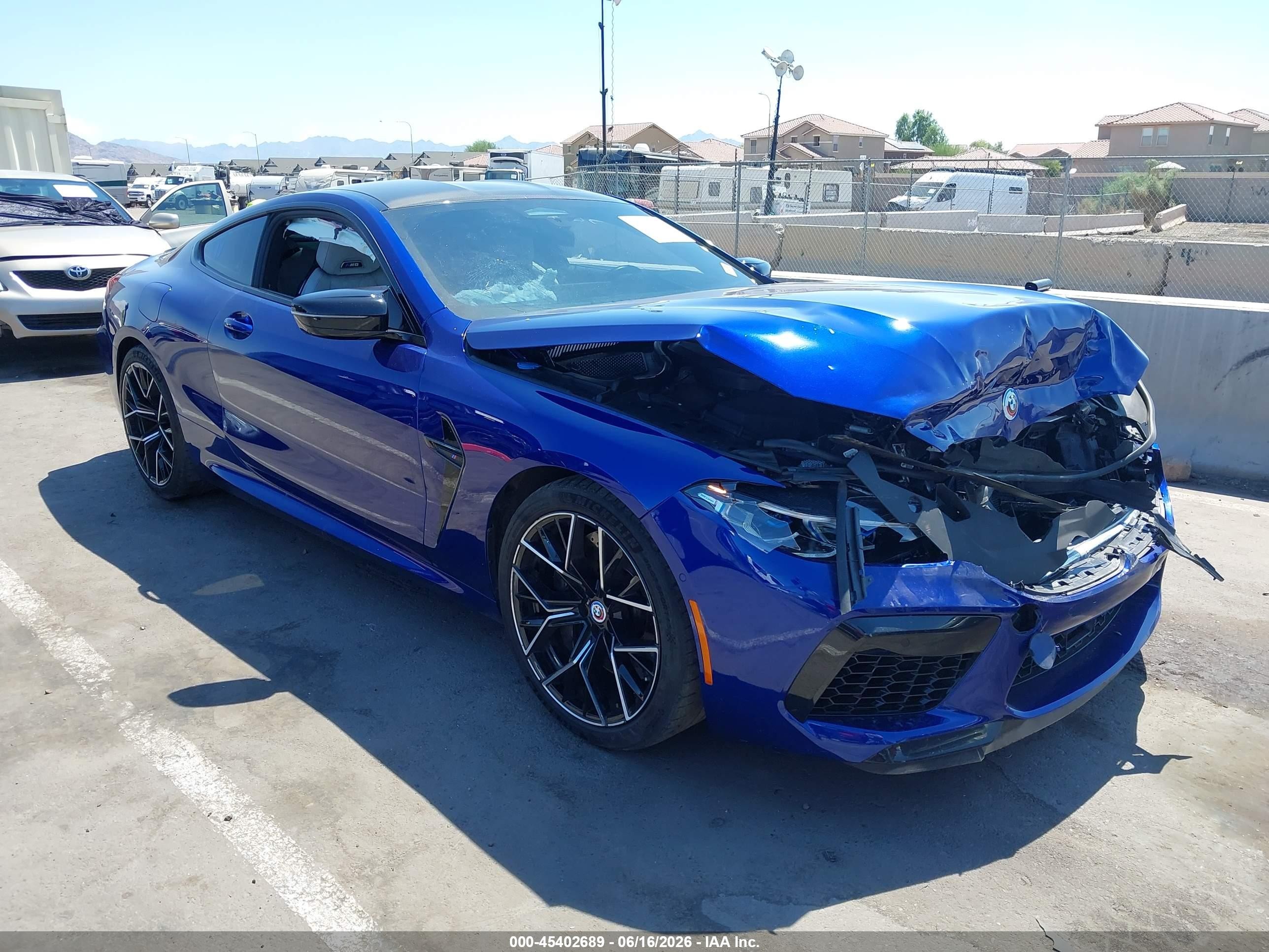 2023 BMW M8 Competition, VIN WBSAE0C02PCM46038 — Front end