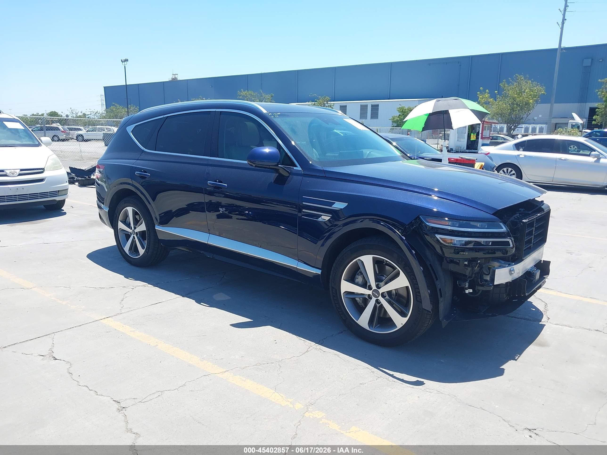 2023 Genesis GV80, VIN KMUHBDSB5PU114191 — Front end