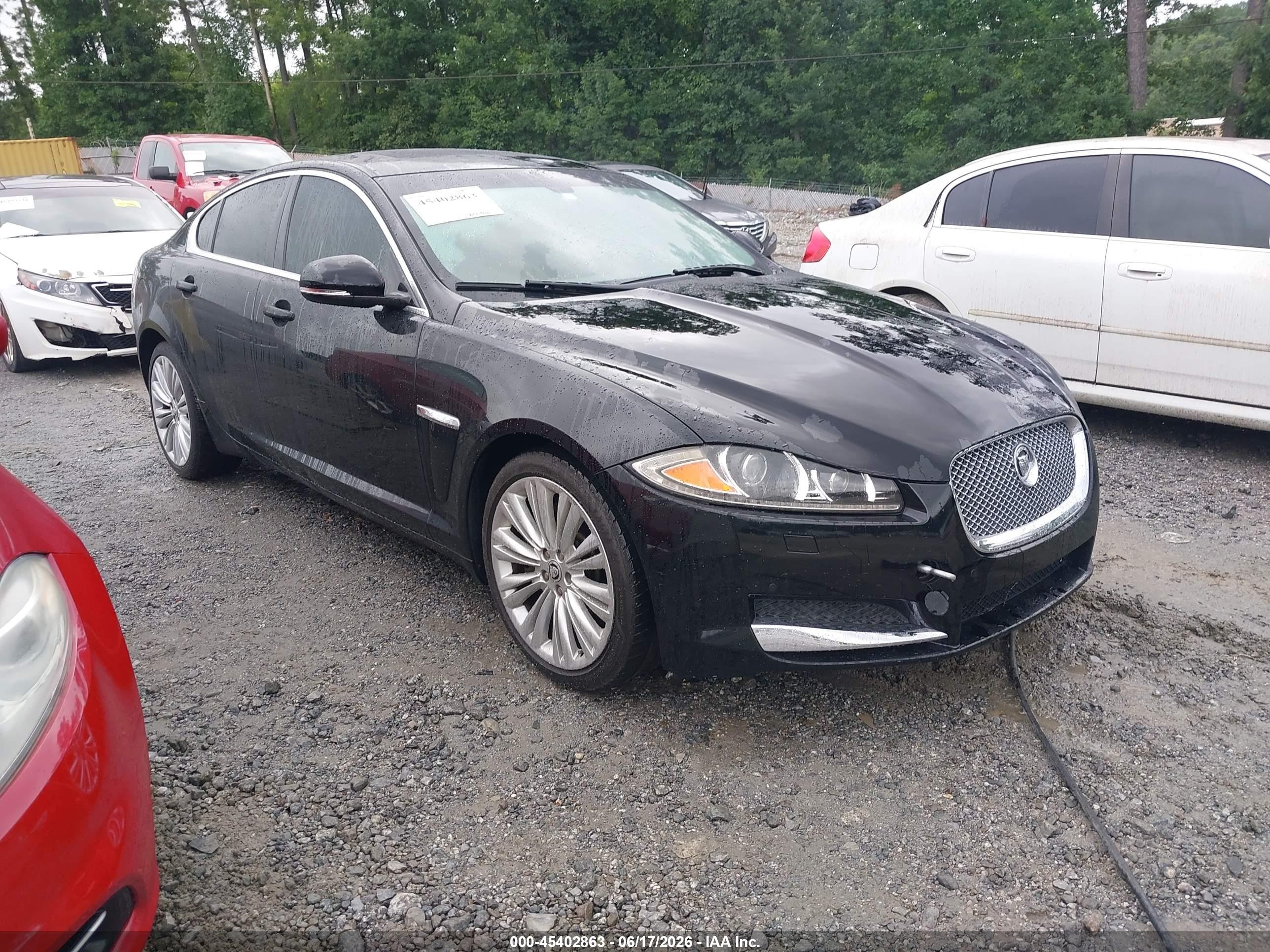 2012 Jaguar XF Portfolio, VIN SAJWA0HB6CLS44818 — Side