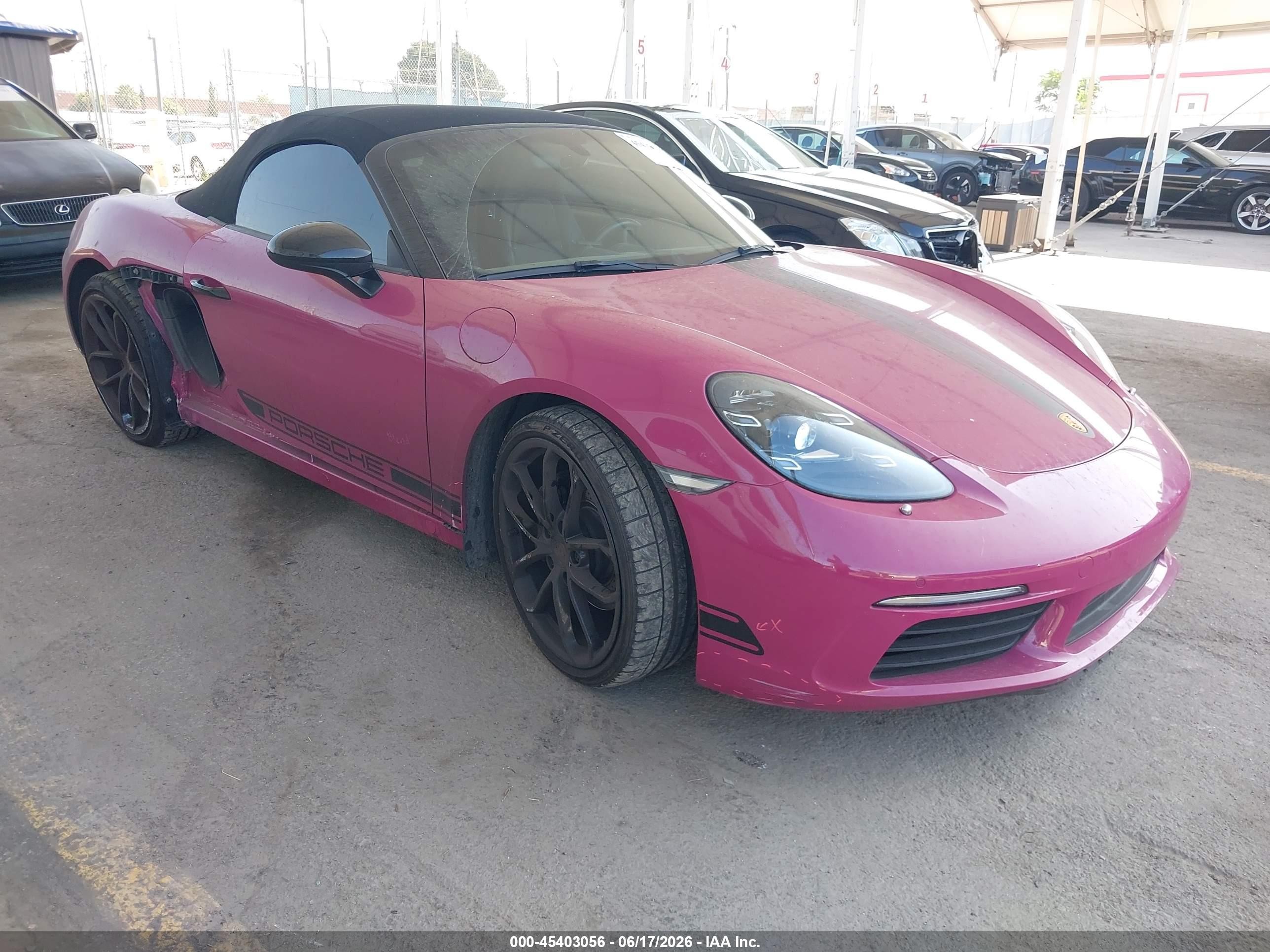 2024 Porsche 718 Boxster, VIN WP0CA2A84RK206028 — Side