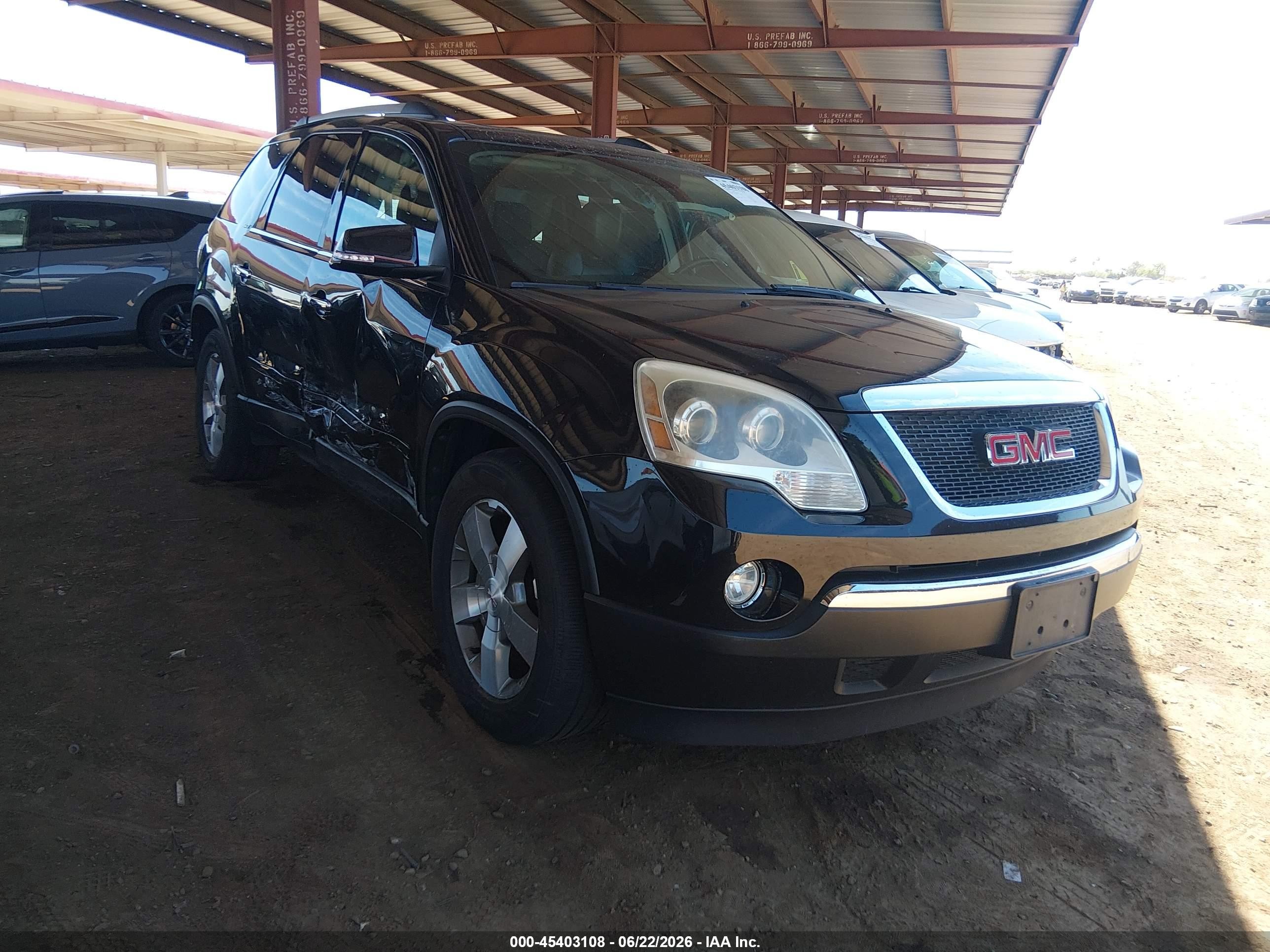 2011 GMC Acadia SLT2, VIN 1GKKVSED4BJ117700 — Бок