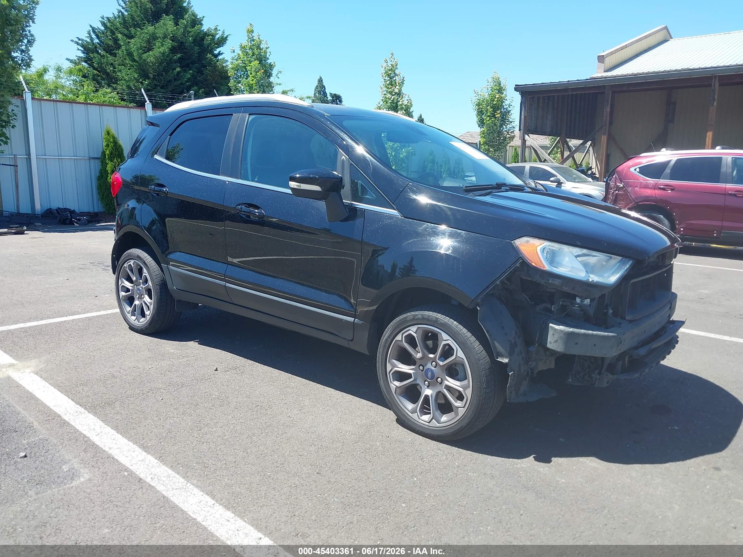 2018 Ford EcoSport Titanium, VIN MAJ6P1WL6JC206880 — All over