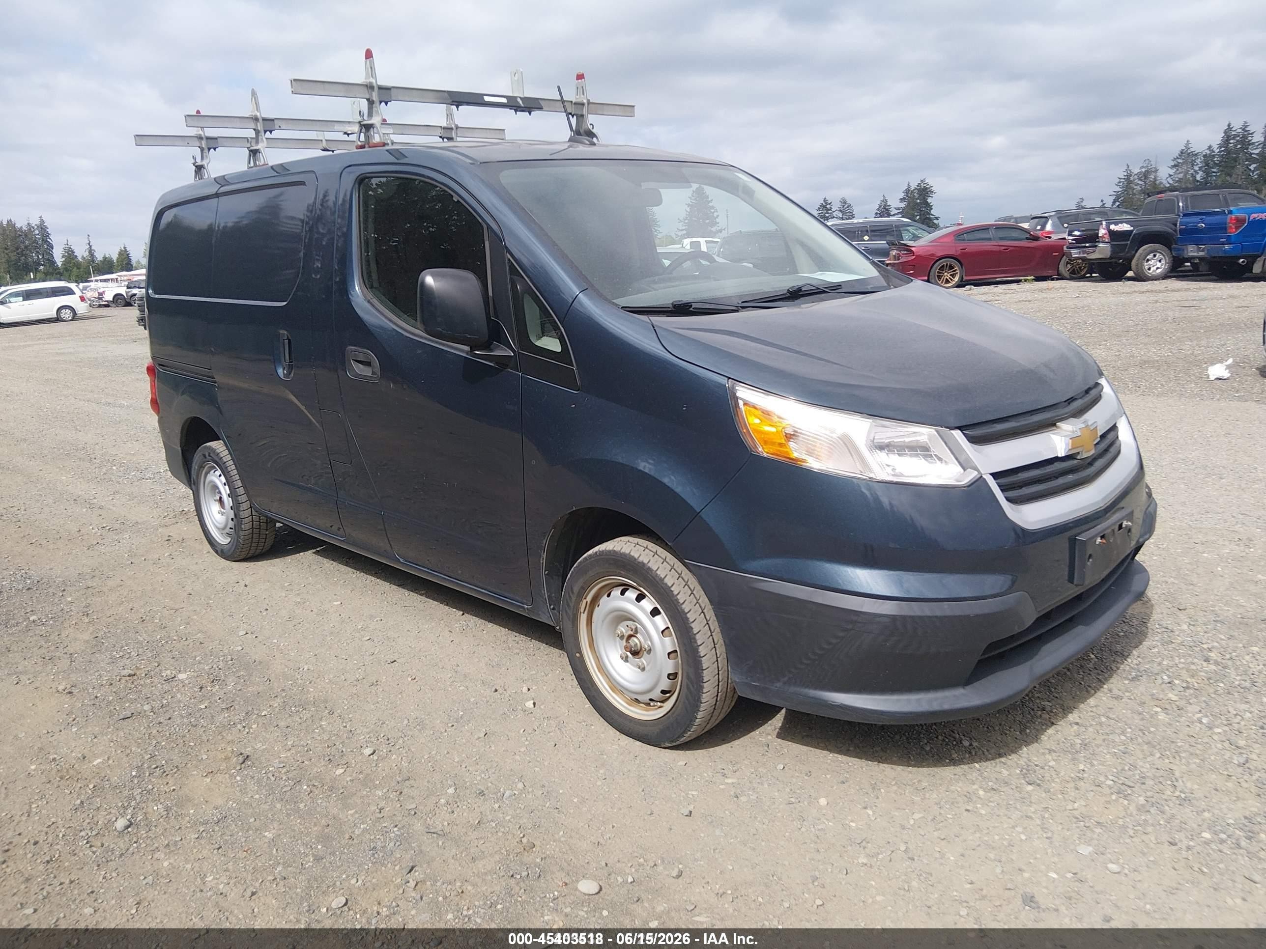 2017 Chevrolet City Express Cargo LT, VIN 3N63M0ZN0HK721114 — Normal wear