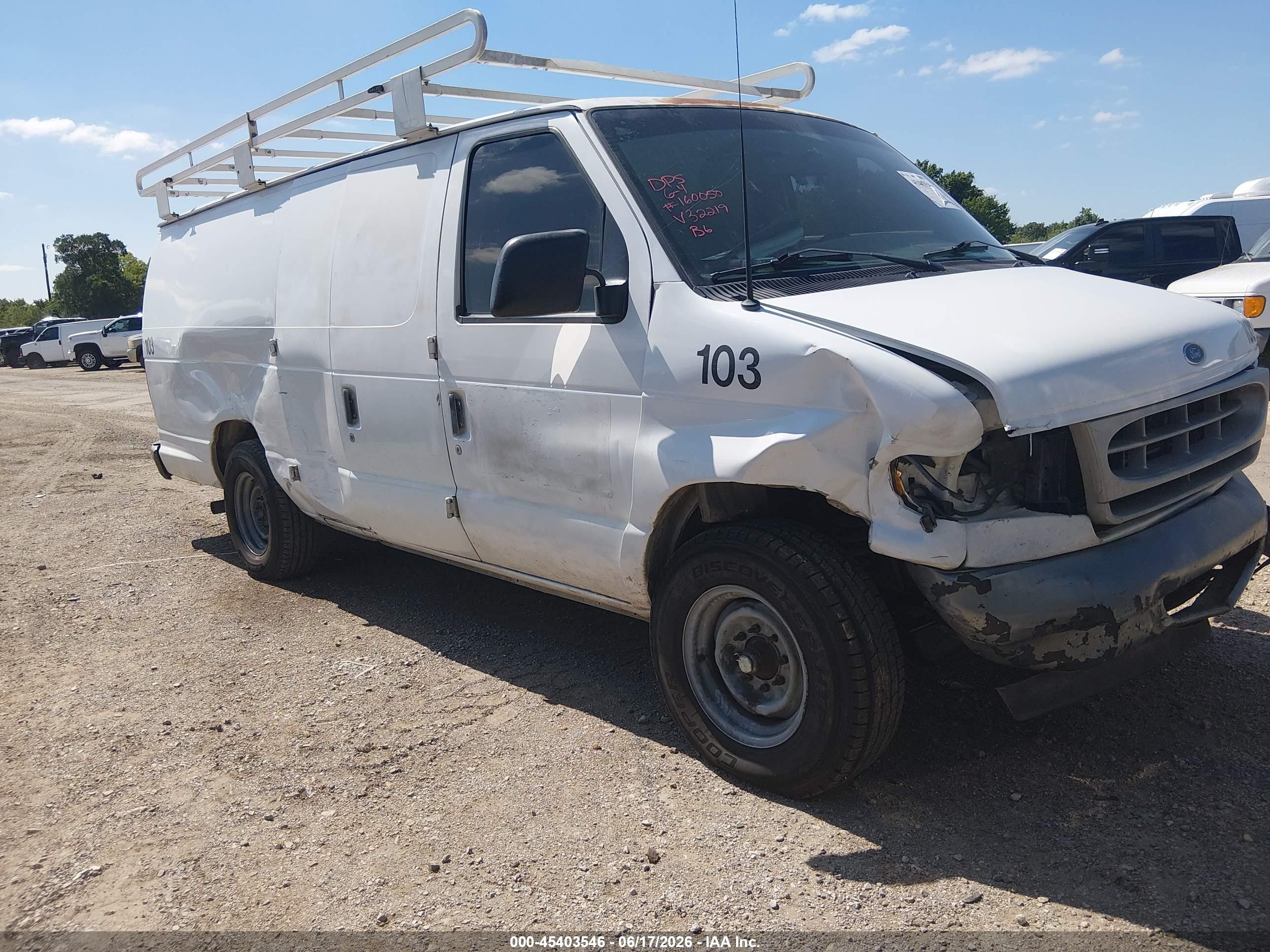2002 Ford Econoline Cargo, VIN 1FTSS34L02HB32219 — Front end