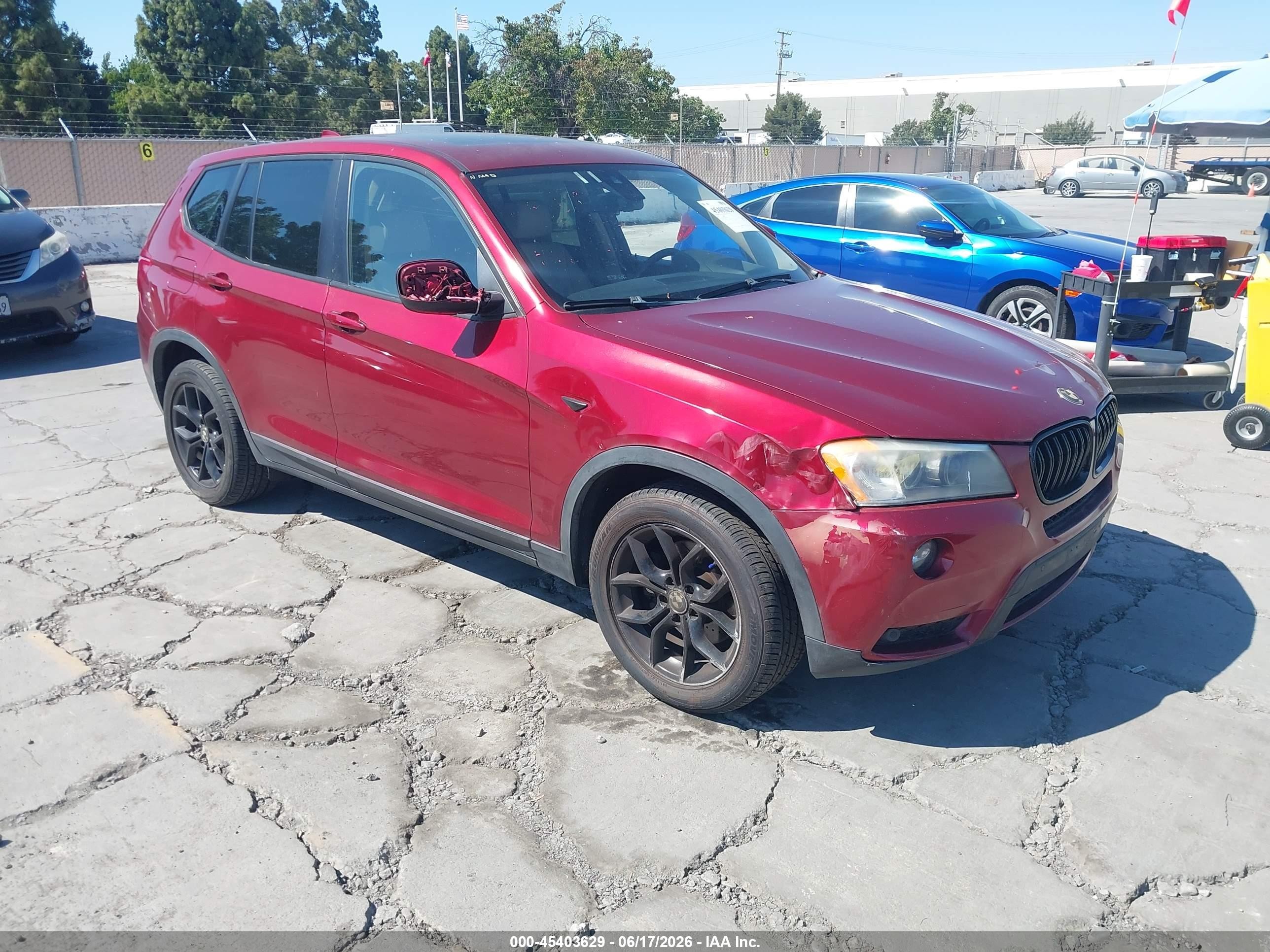 2014 BMW X3 xDrive35i, VIN 5UXWX7C56E0E76588 — Normal wear