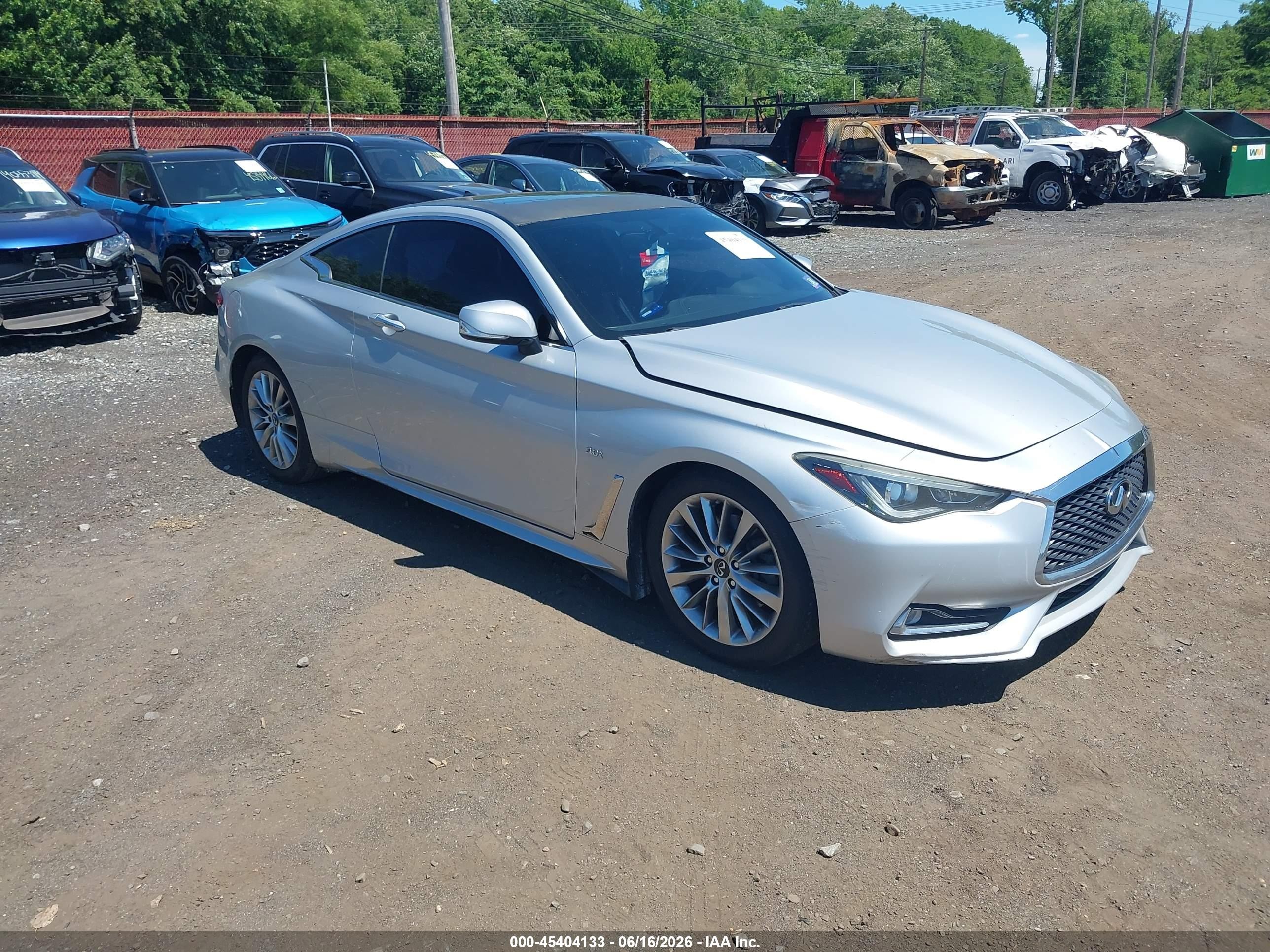 2017 Infiniti Q60 Premium, VIN JN1EV7EL8HM551531 — Fresh water flood