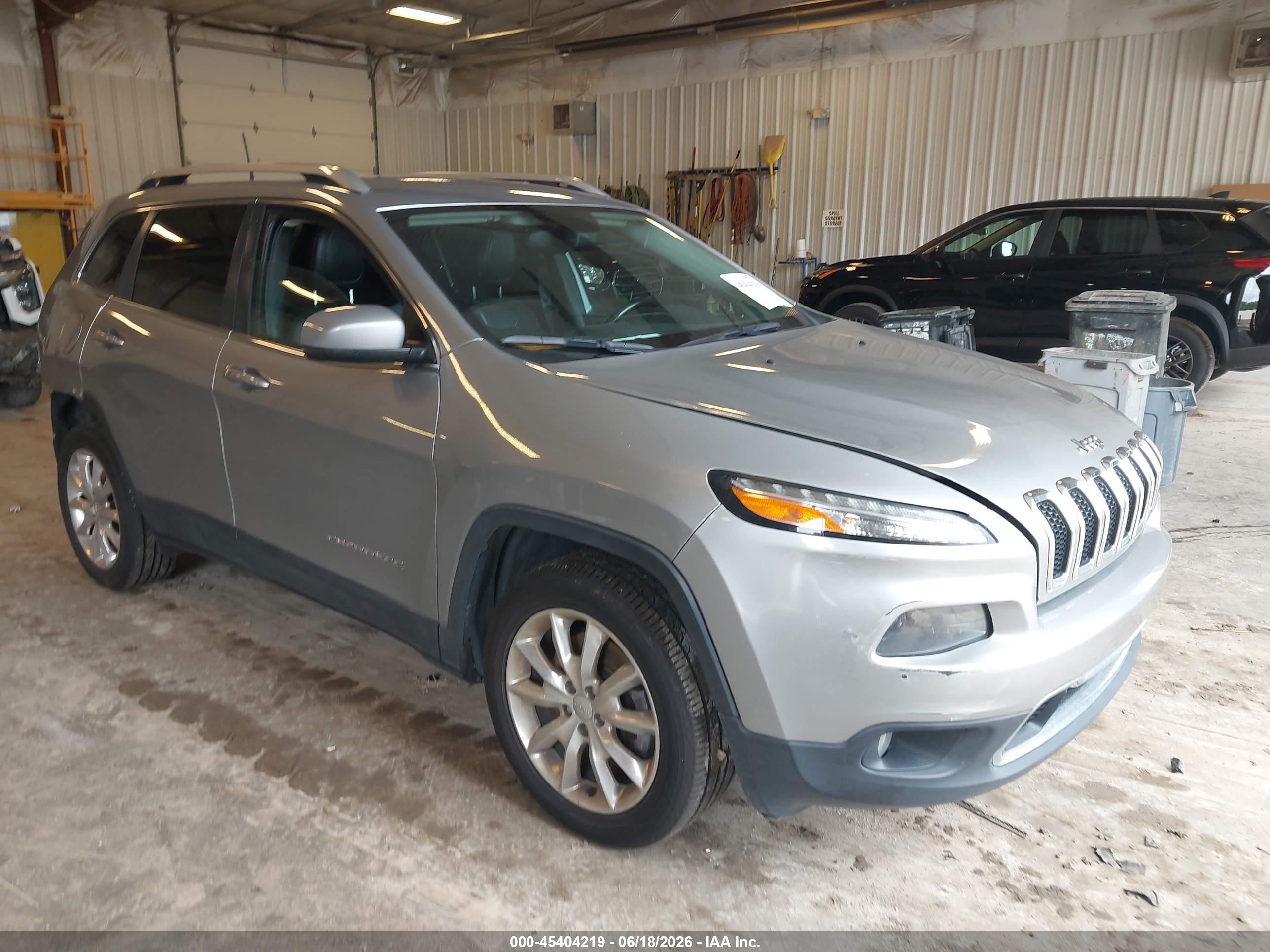 2016 Jeep Cherokee Limited, VIN 1C4PJMDSXGW254465 — Зад