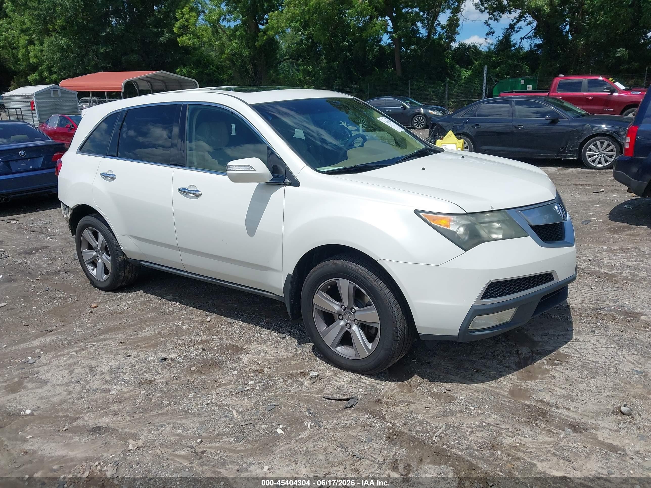 2013 Acura MDX Technology, VIN 2HNYD2H33DH515670 — Rear end