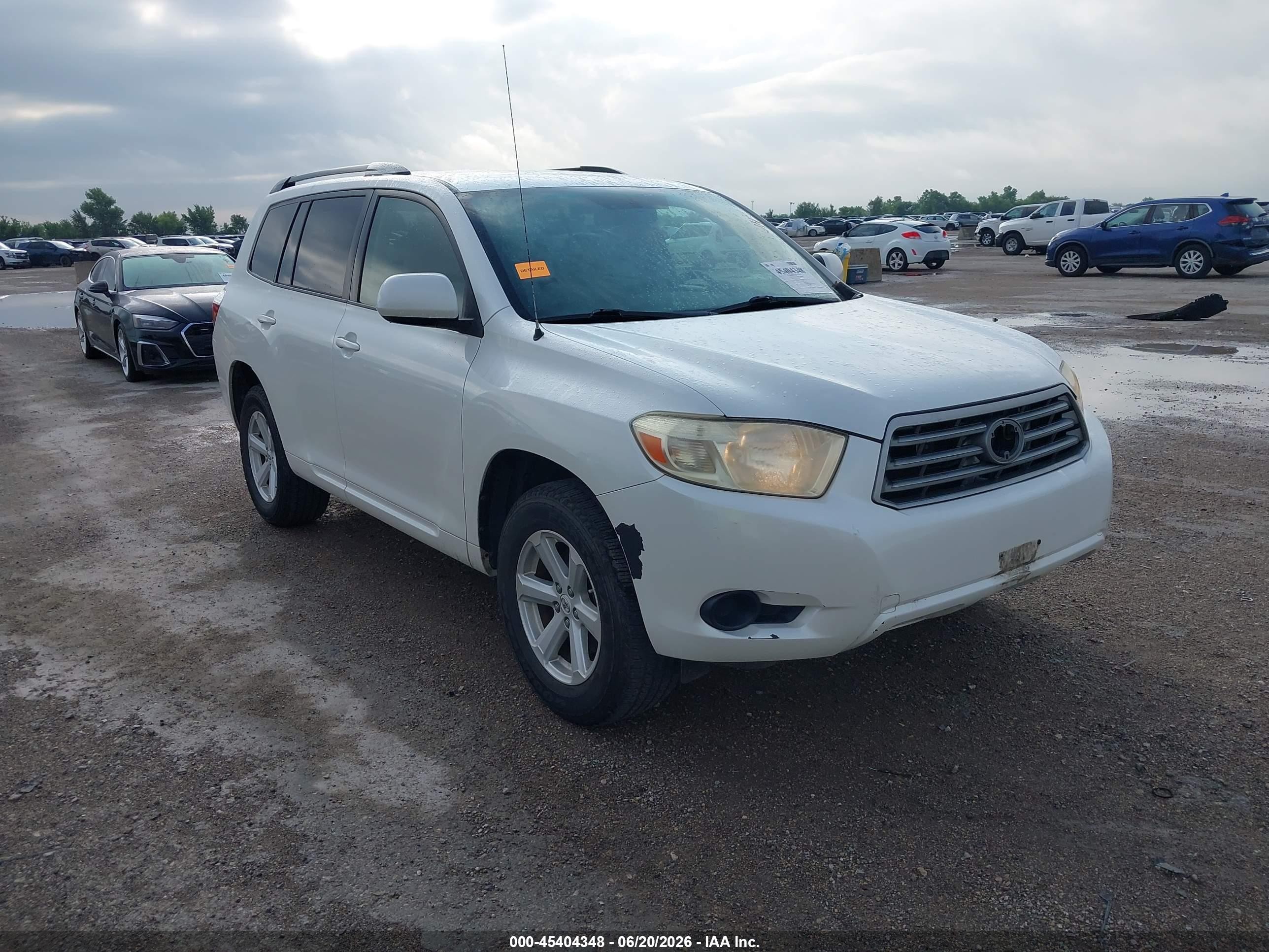 2010 Toyota Highlander, VIN JTEZA3EH6A2010456 — Hail