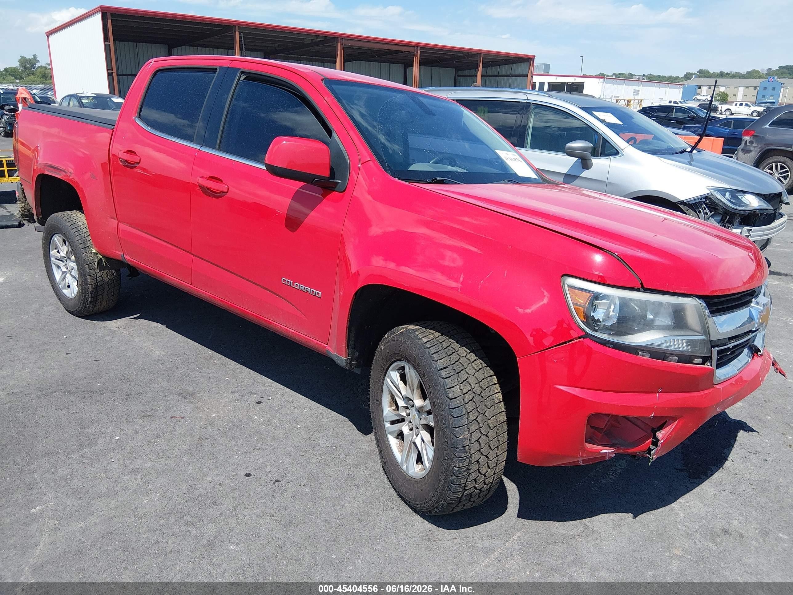 2018 Chevrolet Colorado 2WD Work Truck, VIN 1GCGSBEN5J1291180 — Front end