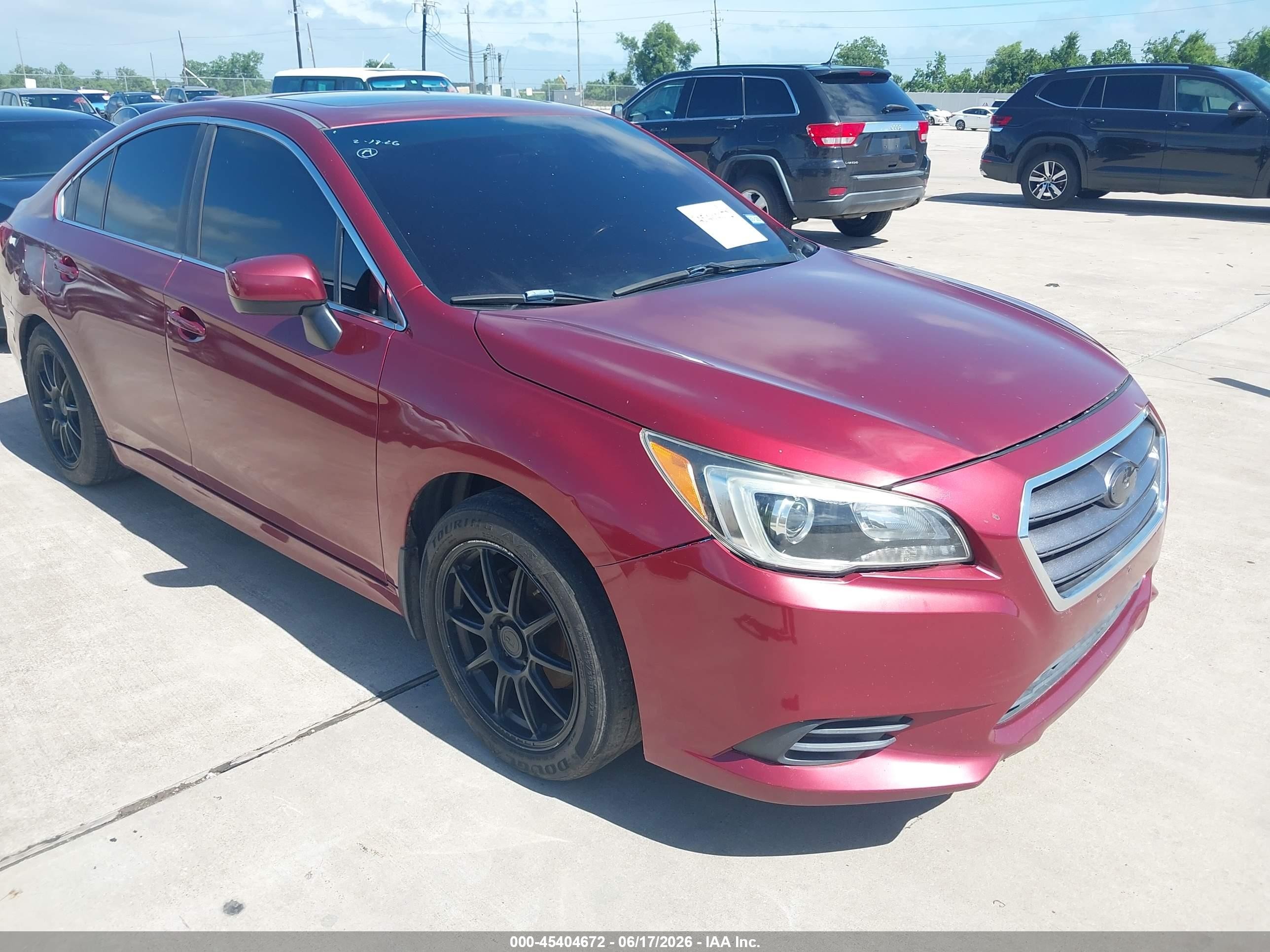 2017 Subaru Legacy Premium, VIN 4S3BNAD65H3034766 — Repossession