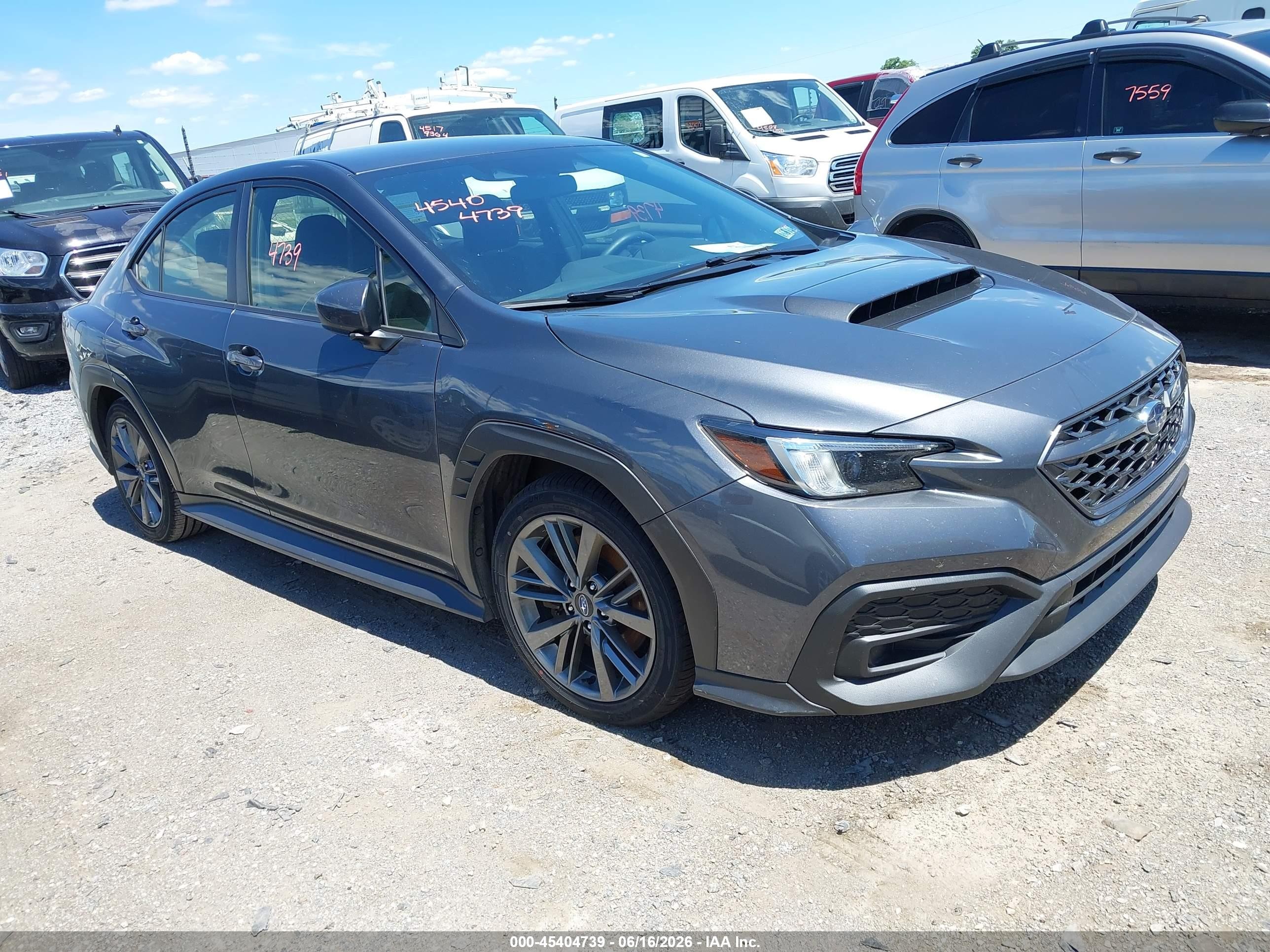 2024 Subaru WRX, VIN JF1VBAB62R9804287 — Механическое