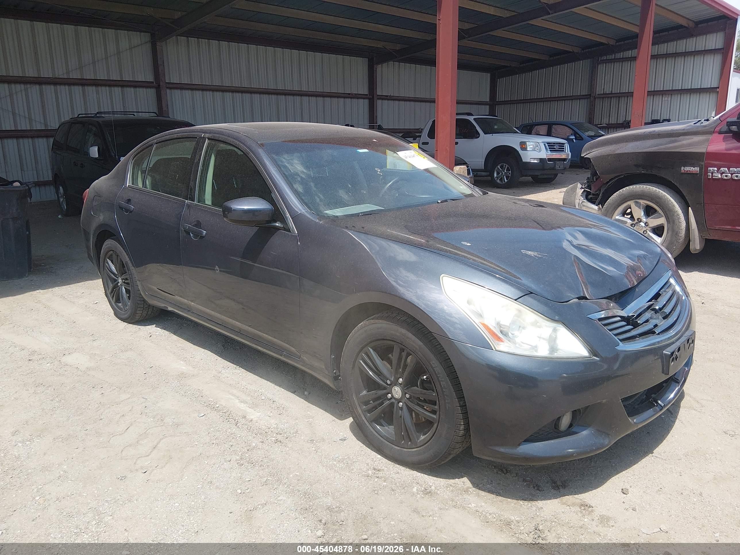 2011 Infiniti G25 x, VIN JN1DV6AR9BM451896 — Front end