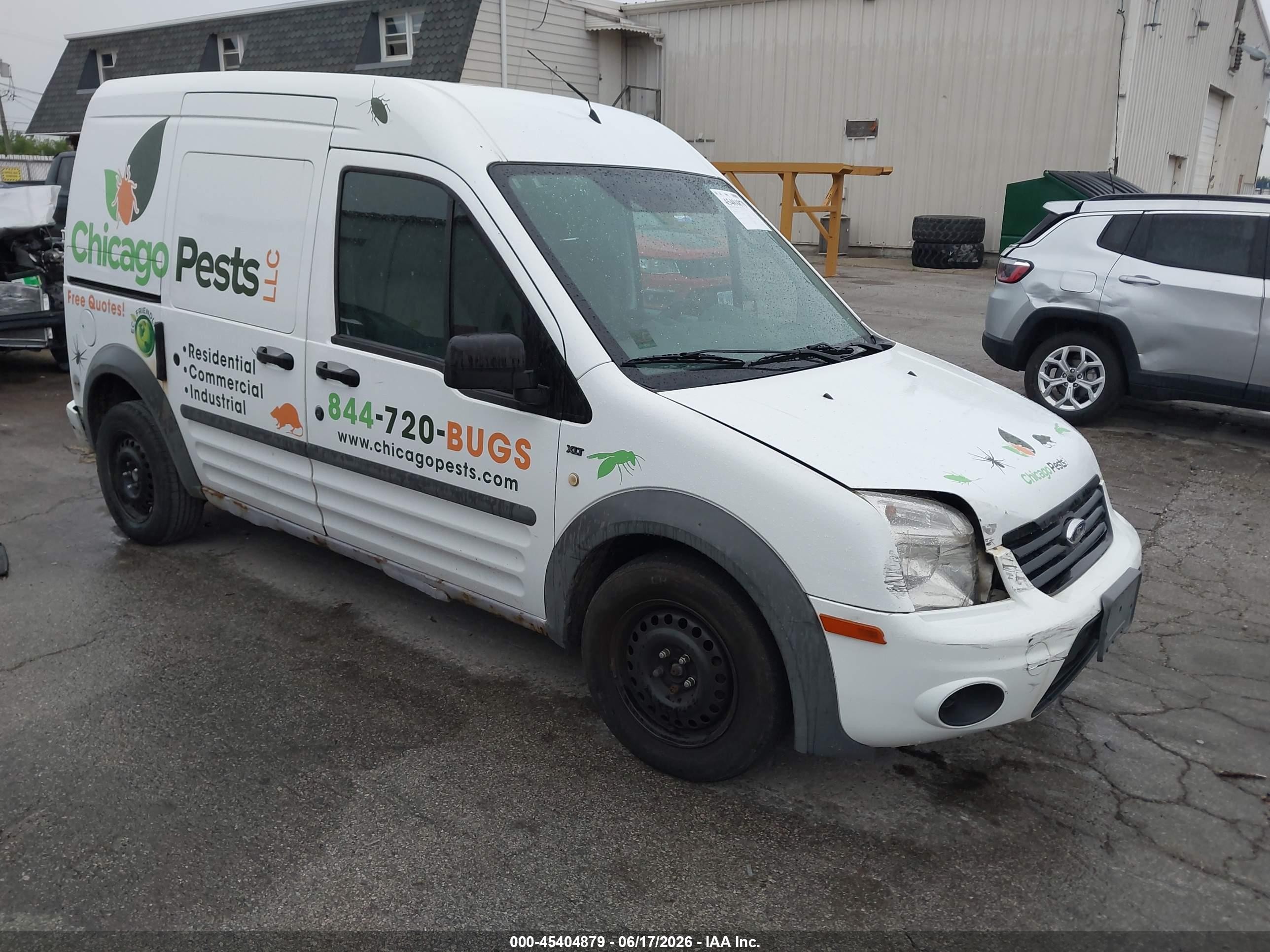2010 Ford Transit Connect XLT, VIN NM0LS7BN3AT003402 — Rear end