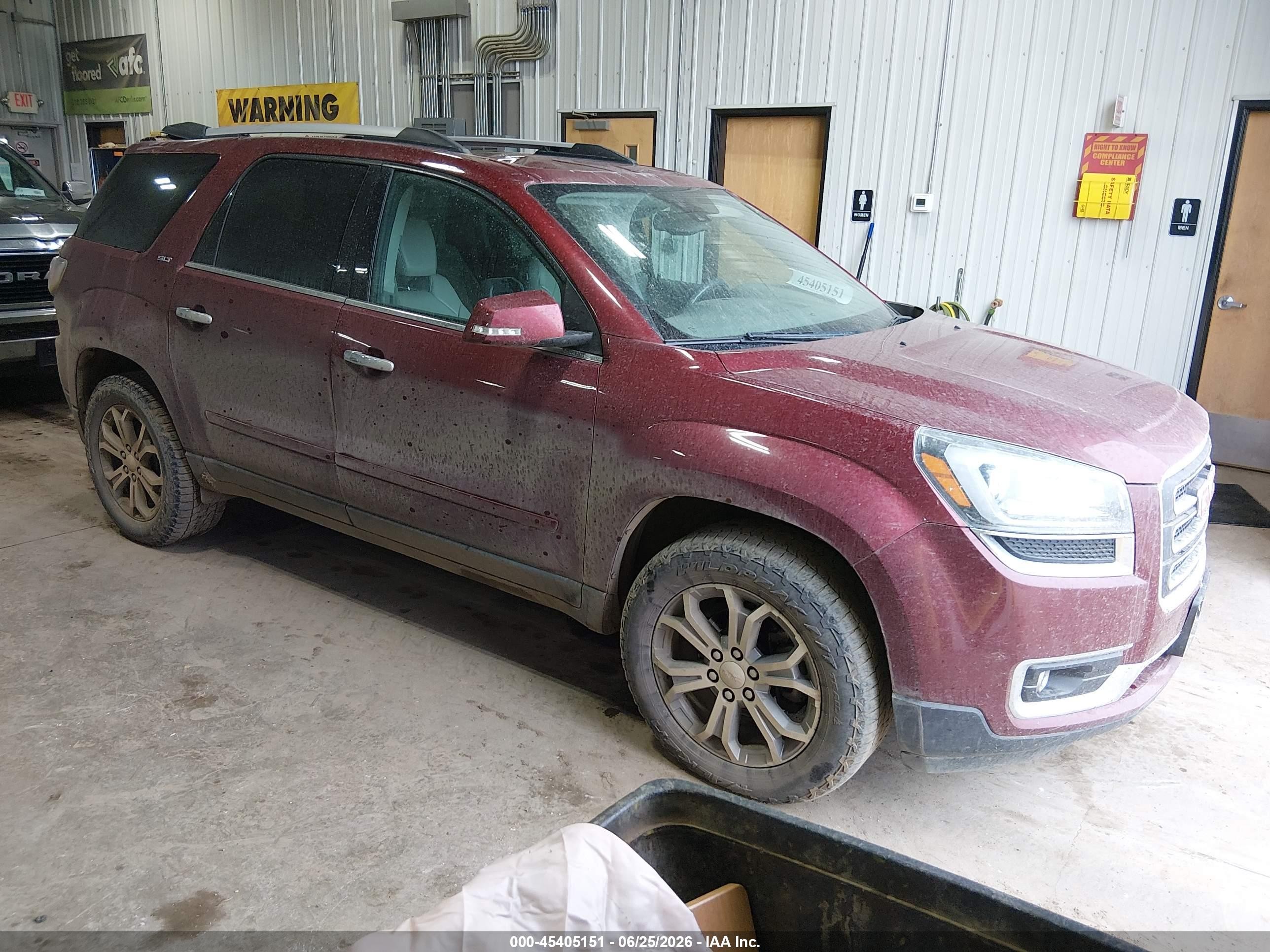 2015 GMC Acadia SLT, VIN 1GKKVRKD4FJ241176 — Roof