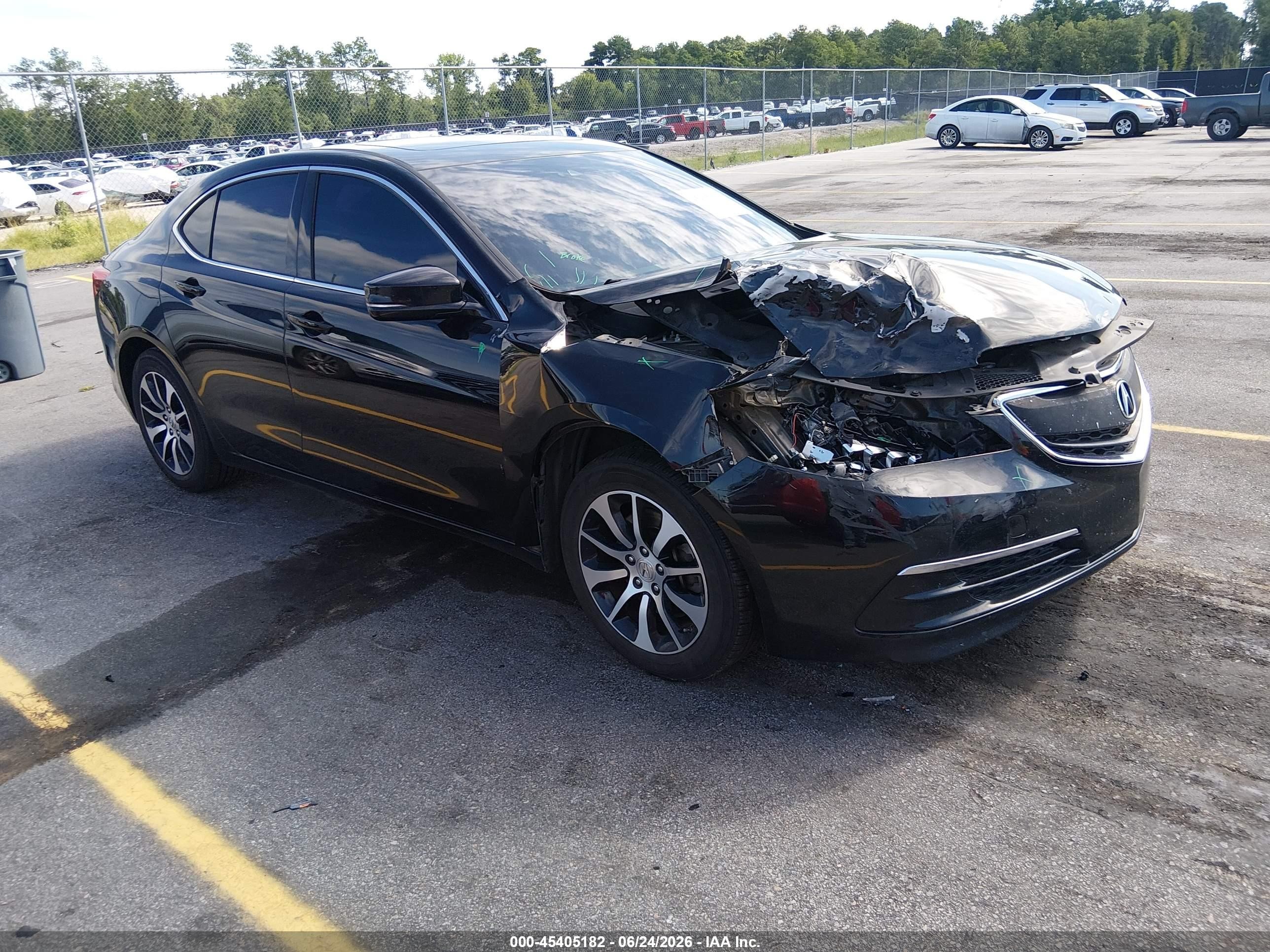 2017 Acura TLX Technology, VIN 19UUB1F58HA000596 — Front end