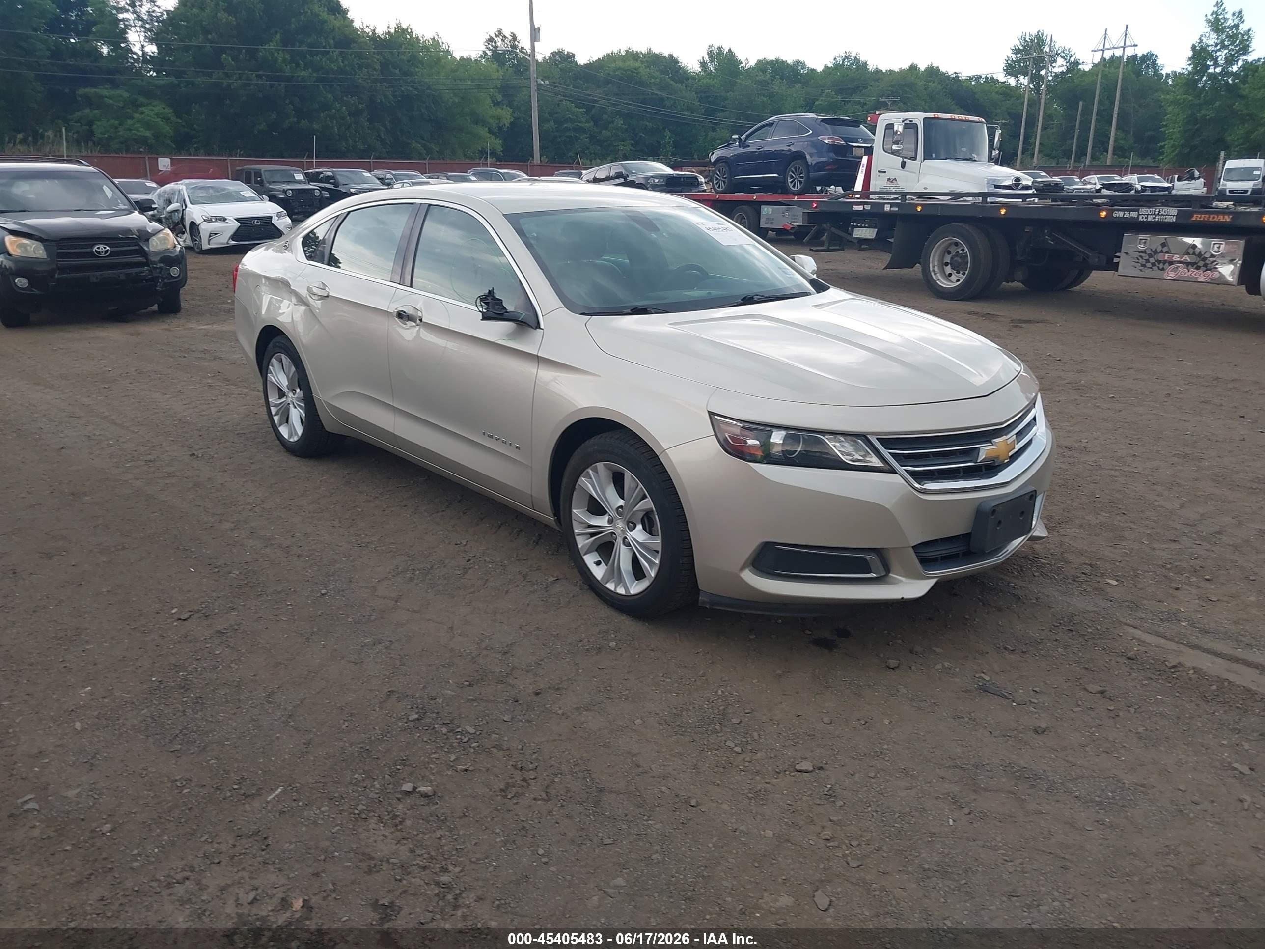 2015 Chevrolet Impala LT, VIN 2G1125S34F9265188 — Side