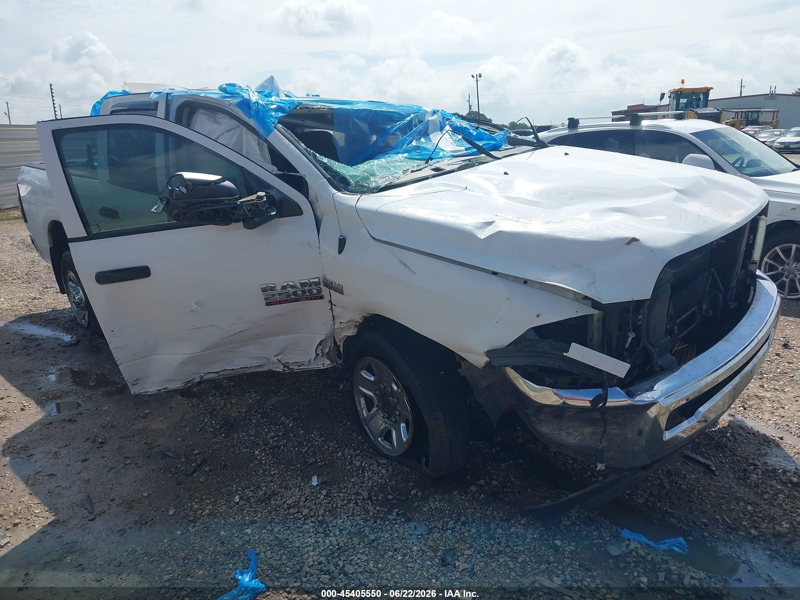 2014 Ram 2500 Tradesman, VIN 3C6TR5CT6EG250682 — Rollover