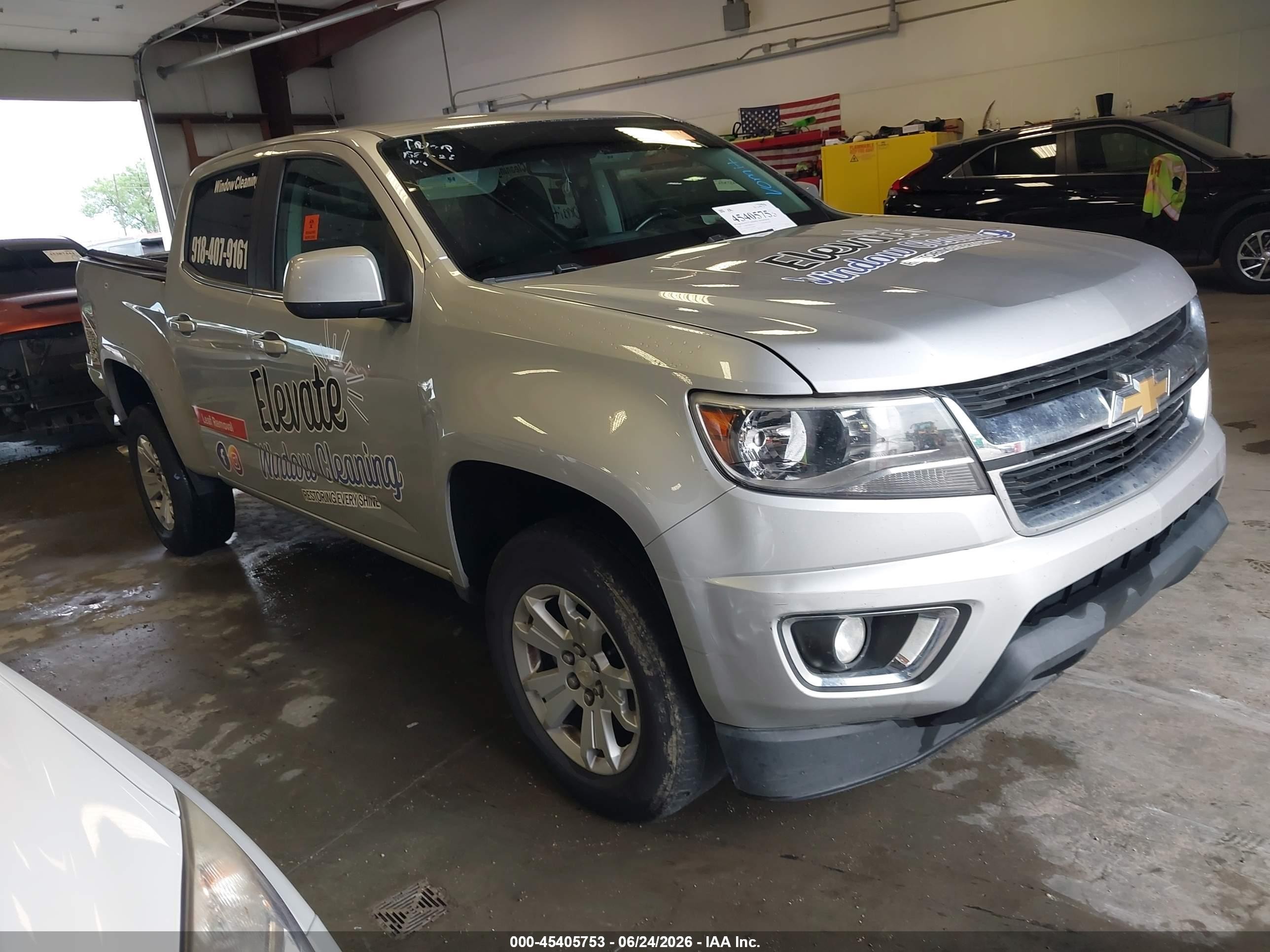 2018 Chevrolet Colorado 2WD LT, VIN 1GCGSCEN7J1155297 — Biohazard / chemical