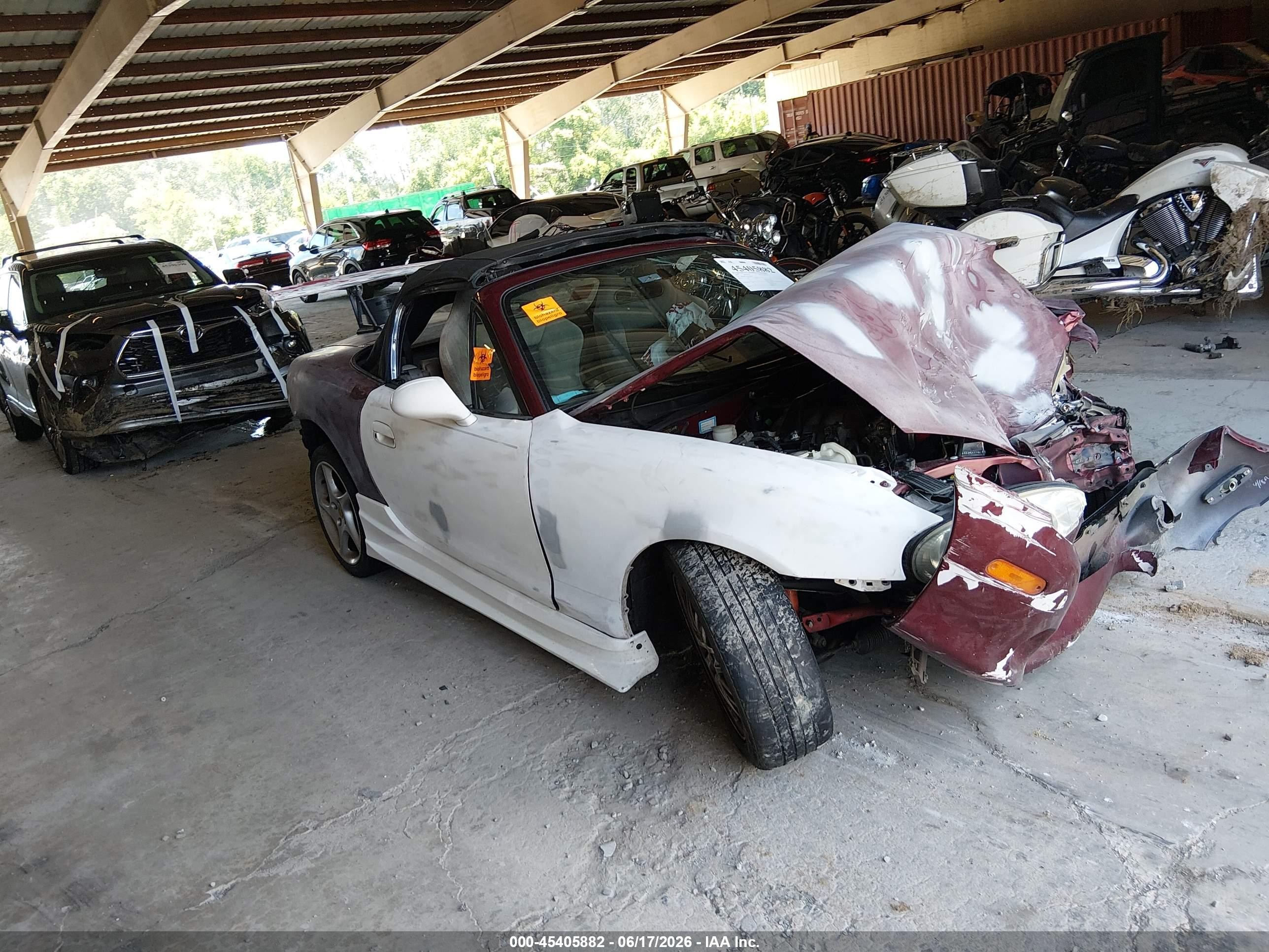 2003 Mazda MX-5 Miata Cloth, VIN JM1NB353430310550 — All over