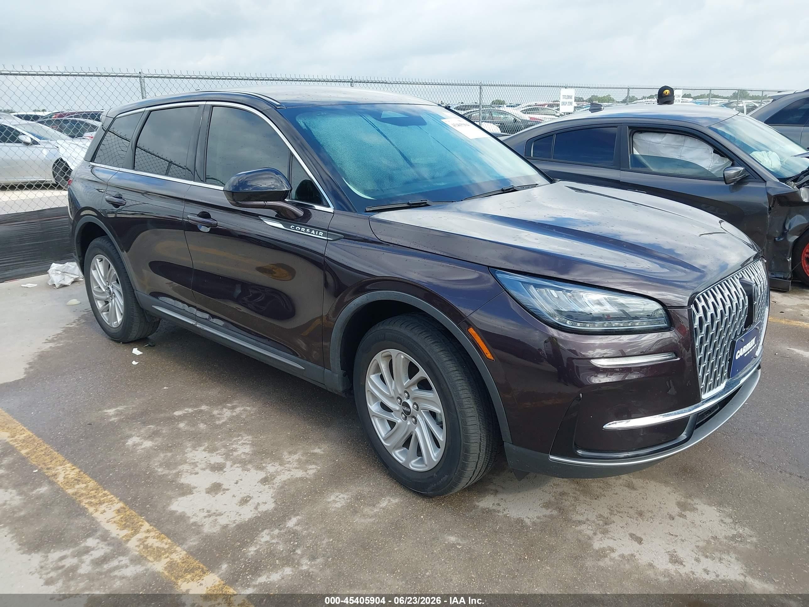 2023 Lincoln Corsair Standard, VIN 5LMCJ1CA2PUL00395 — Water / flood
