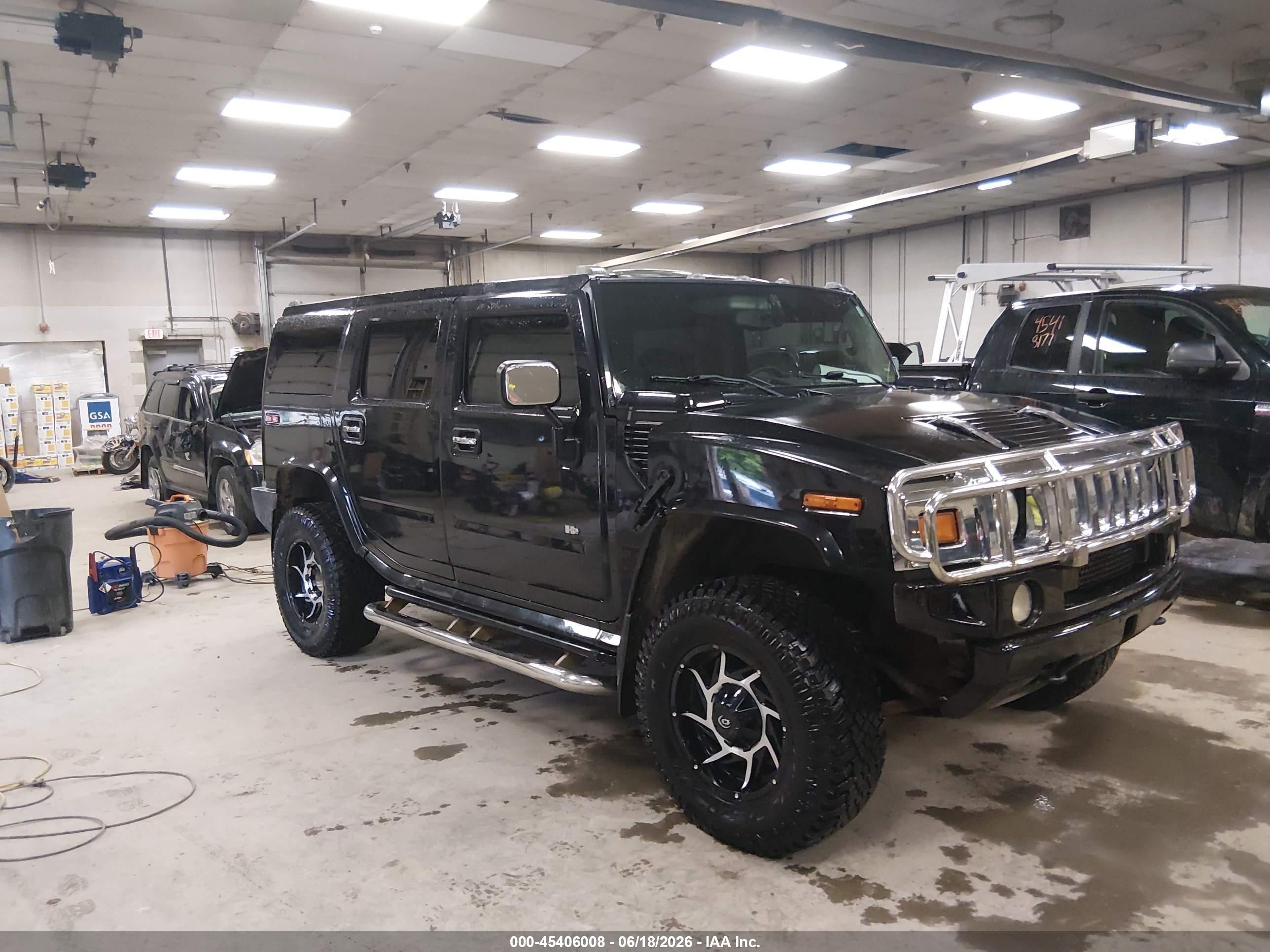 2003 Hummer H2, VIN 5GRGN23UX3H121875 — Stripped