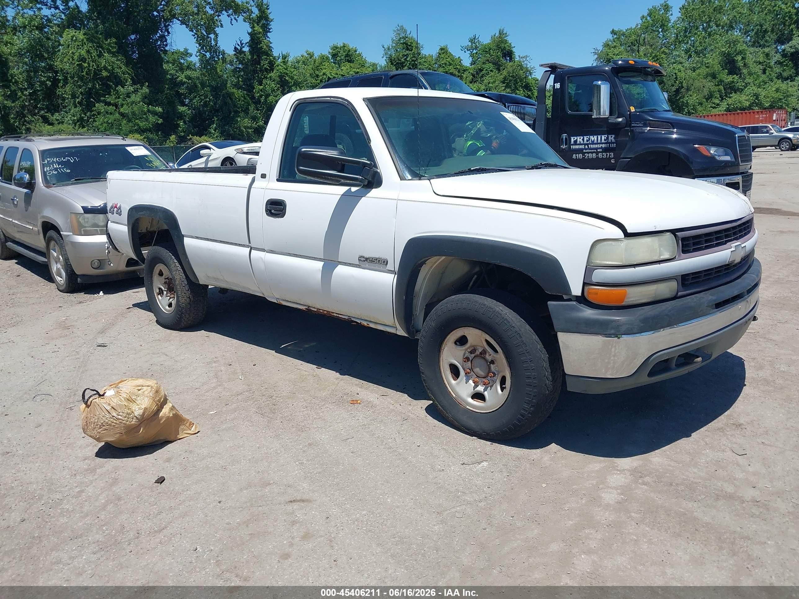 1999 Chevrolet Silverado 2500 LS, VIN 1GCGK24U1XE206345 — Normal wear