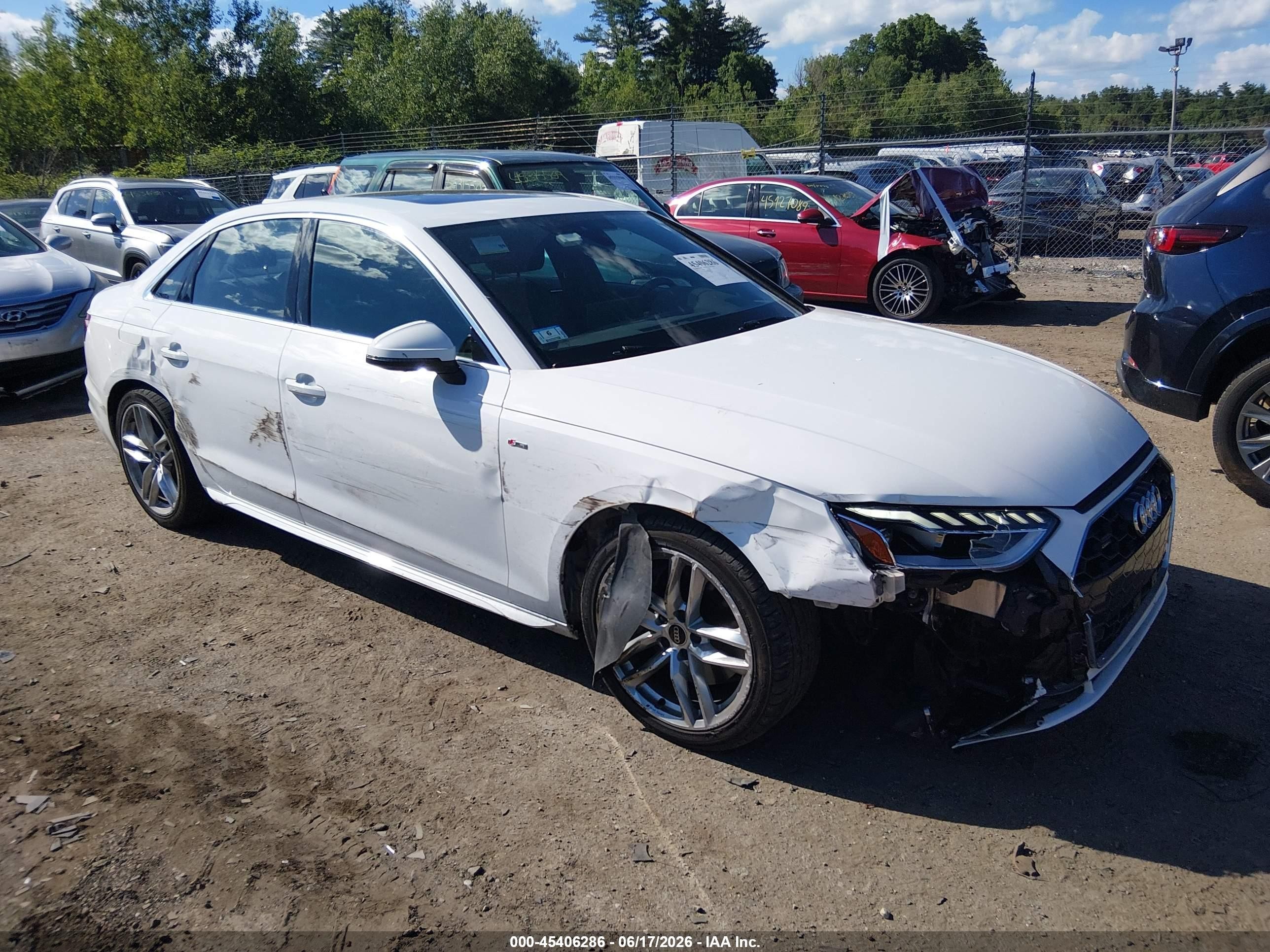 2023 Audi A4 S line Premium Plus, VIN WAUEAAF48PN016315 — Side