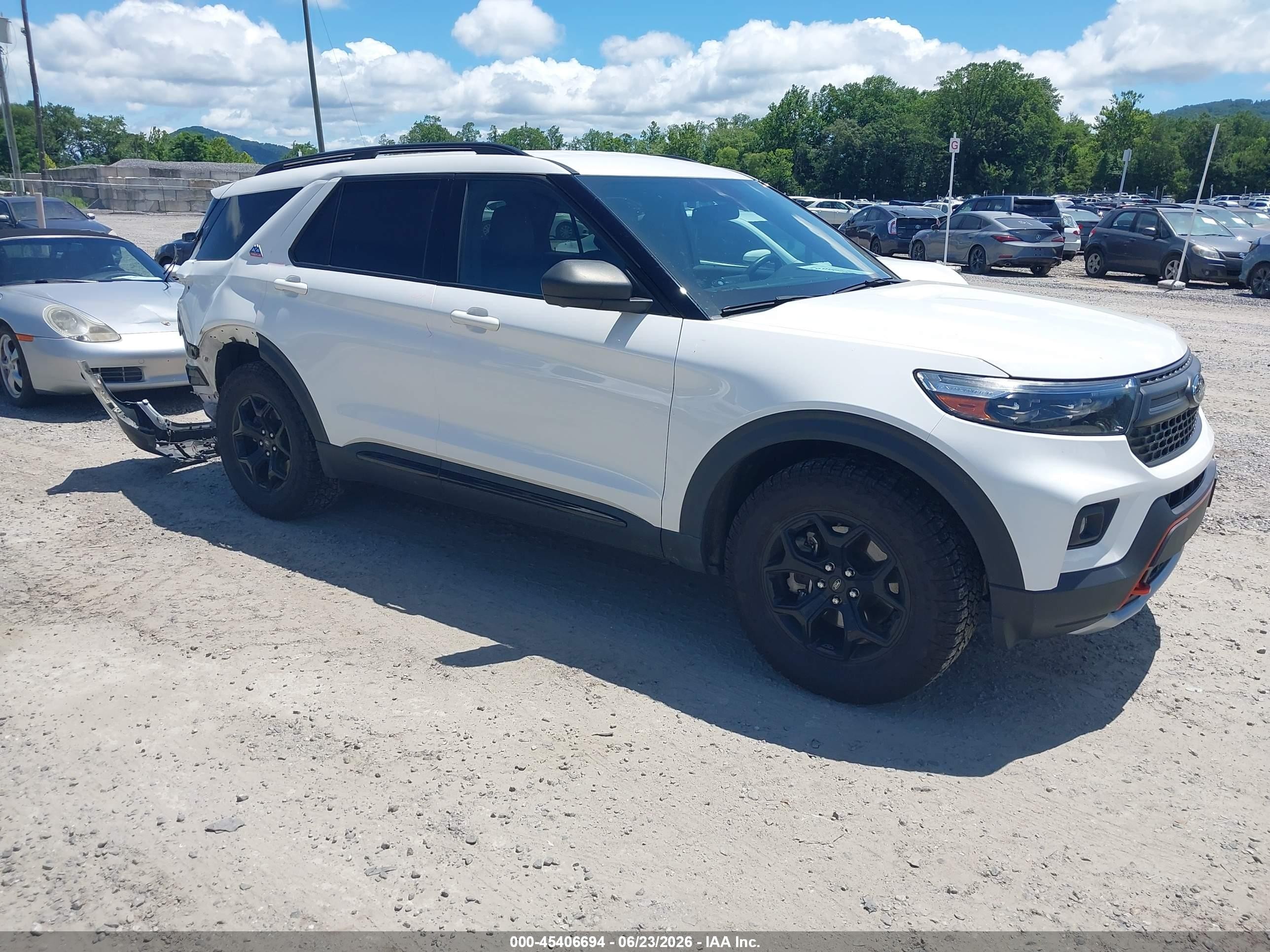 2022 Ford Explorer Timberline, VIN 1FMSK8JH5NGB88787 — Rear end