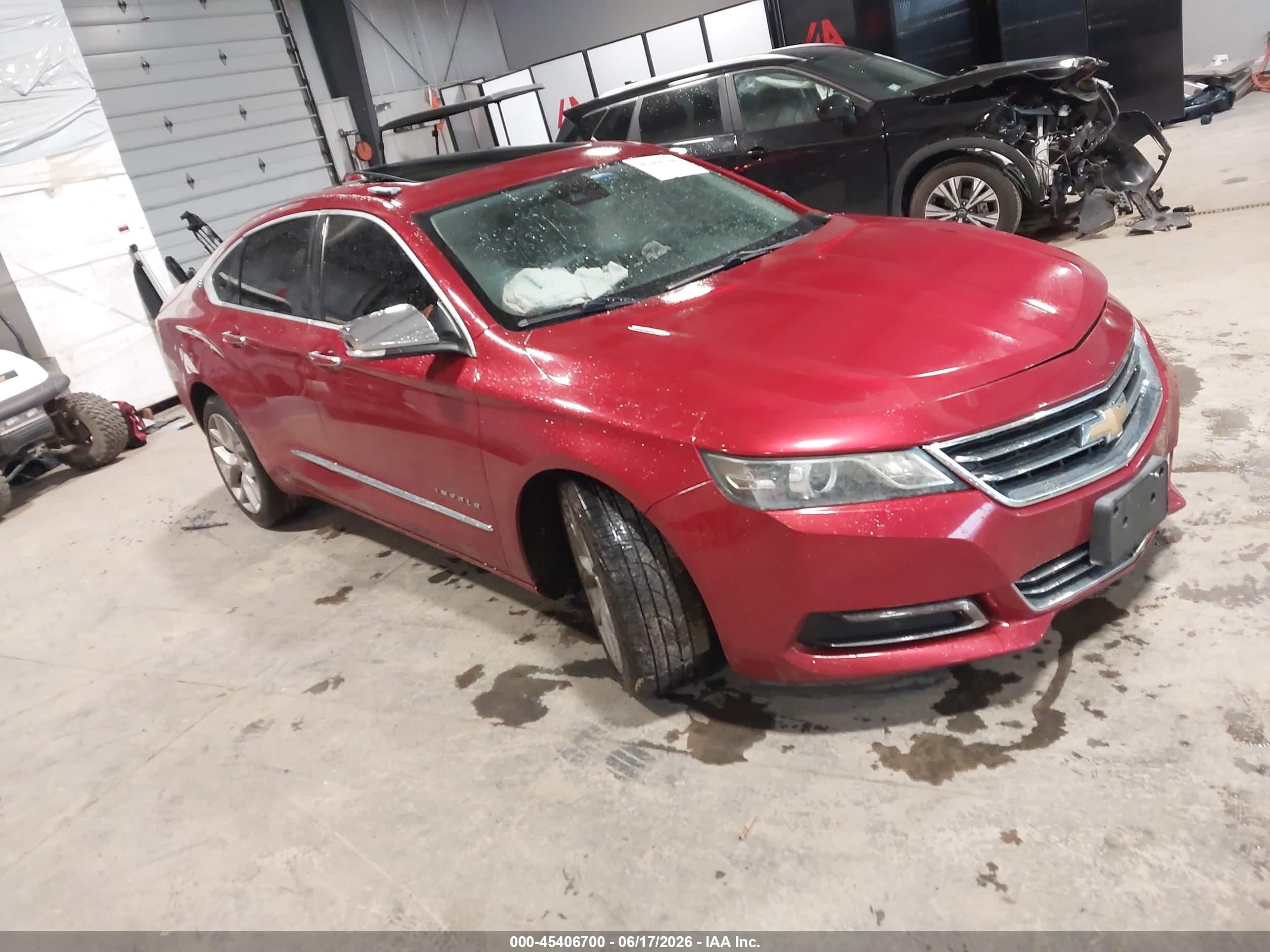 2015 Chevrolet Impala LTZ, VIN 2G1165S32F9117867 — Front end
