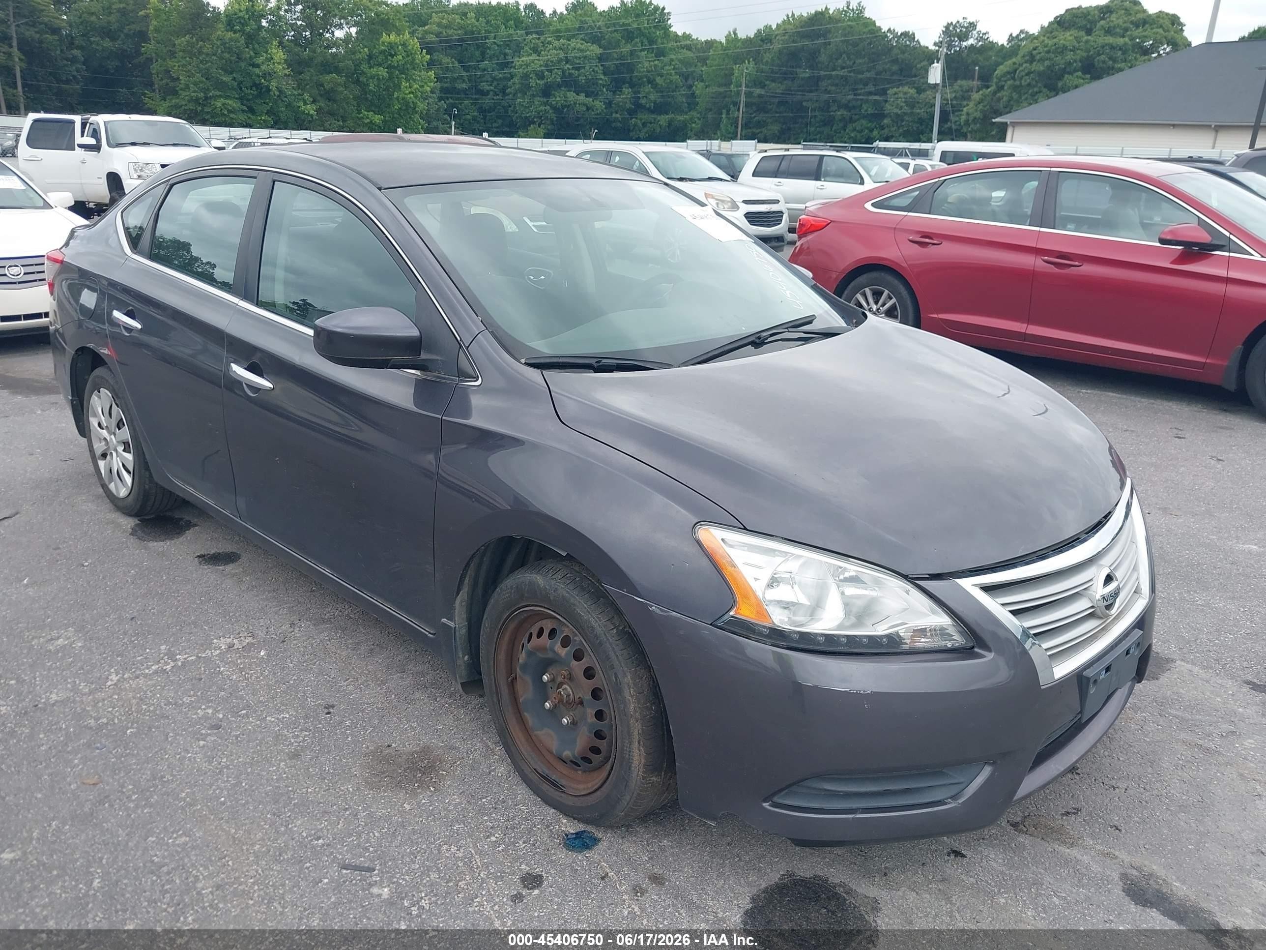 2014 Nissan Sentra SV, VIN 3N1AB7AP8EL660657 — All over