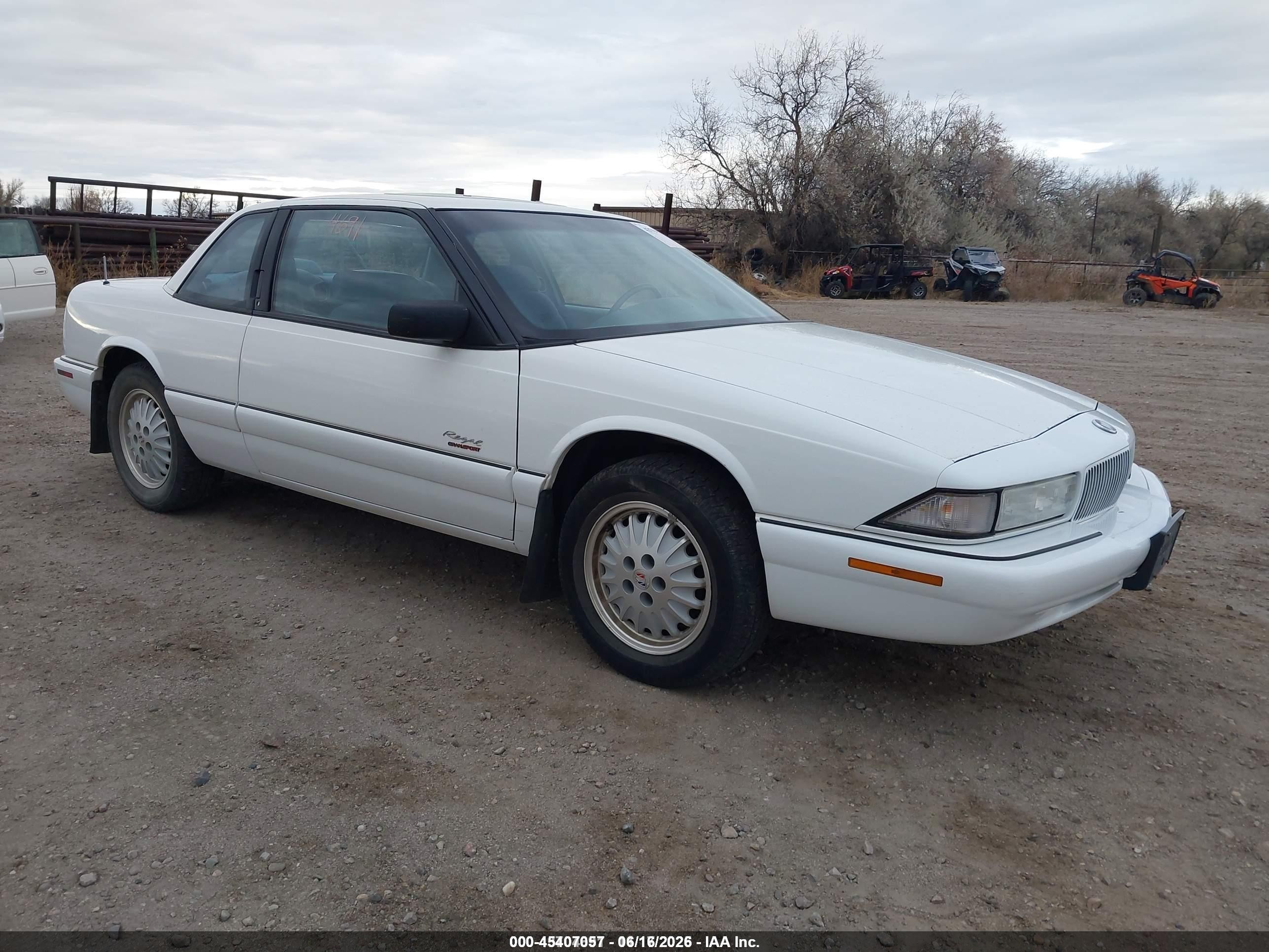 1995 Buick Regal Custom, VIN 2G4WB12L3S1501906 — Не указано