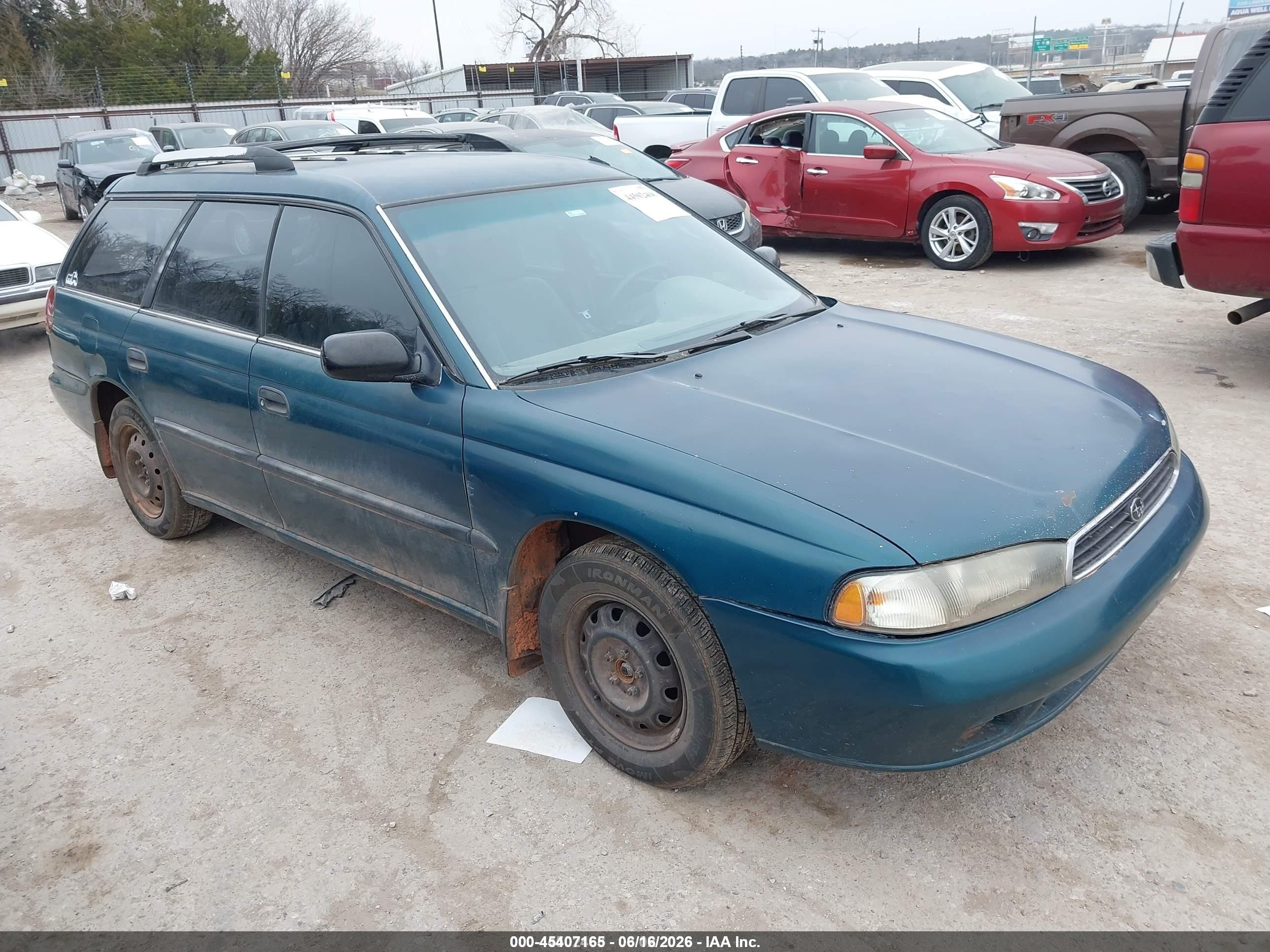 1995 Subaru Legacy L, VIN 4S3BK6356S7355780 — Rear end