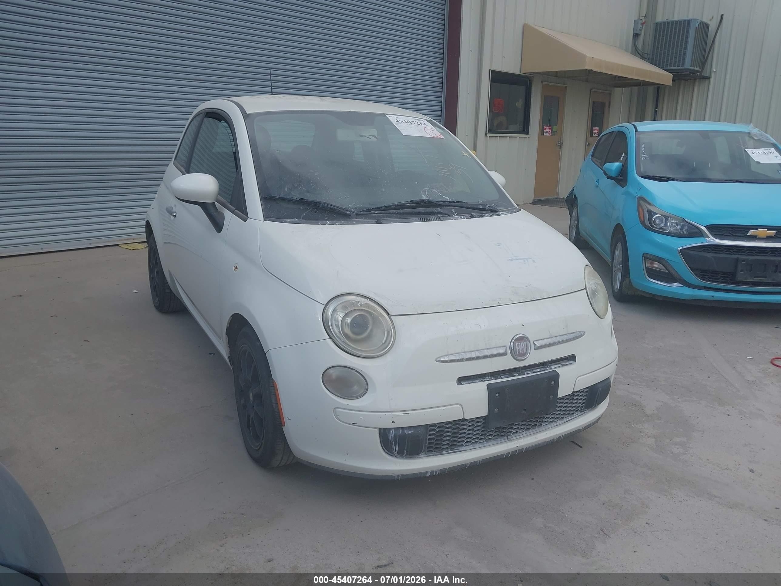 2013 FIAT 500 Pop, VIN 3C3CFFAR3DT554416 — Not stated