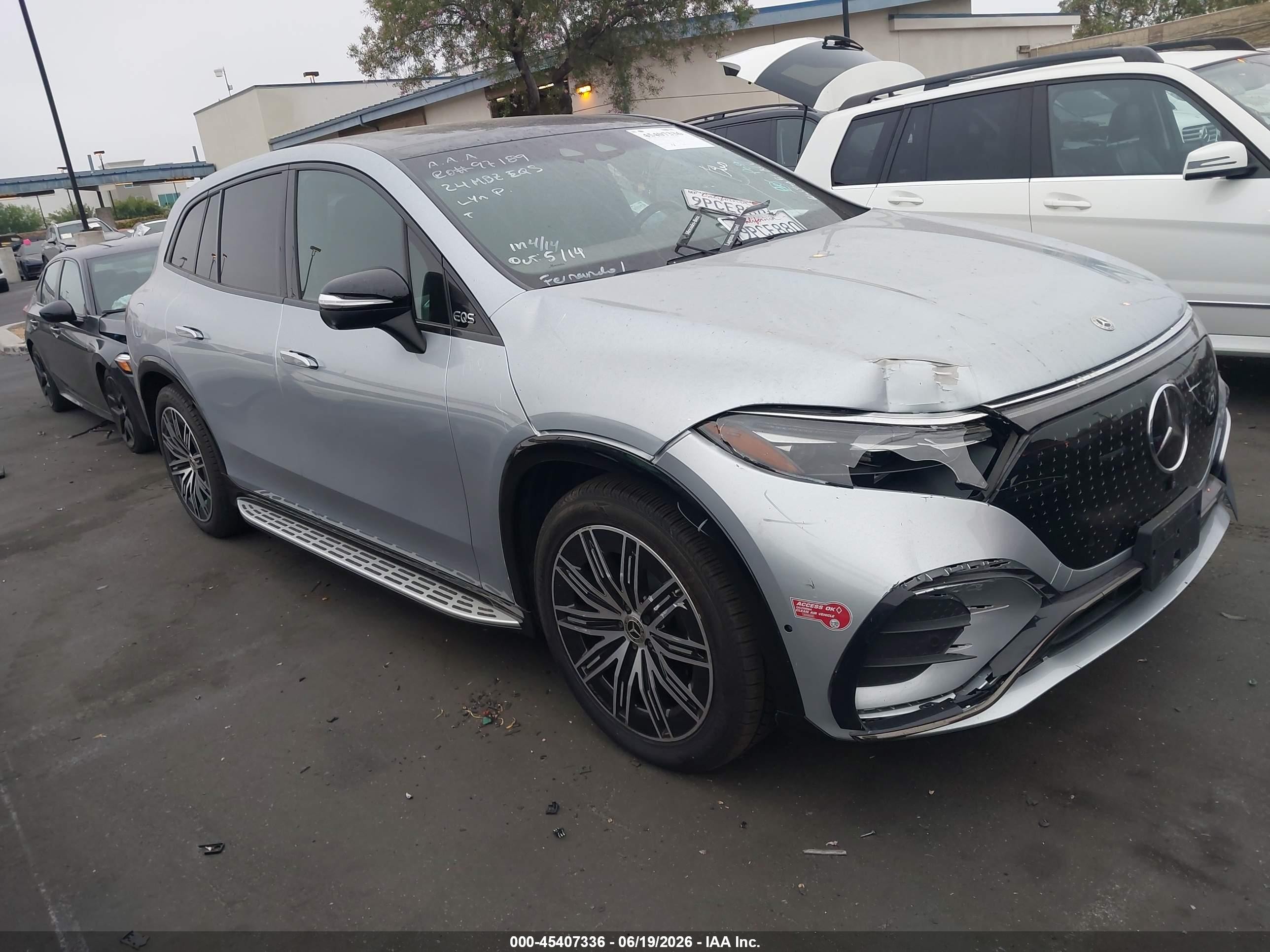 2024 Mercedes-Benz EQS 450, VIN 4JGDM2EB1RA033247 — Side