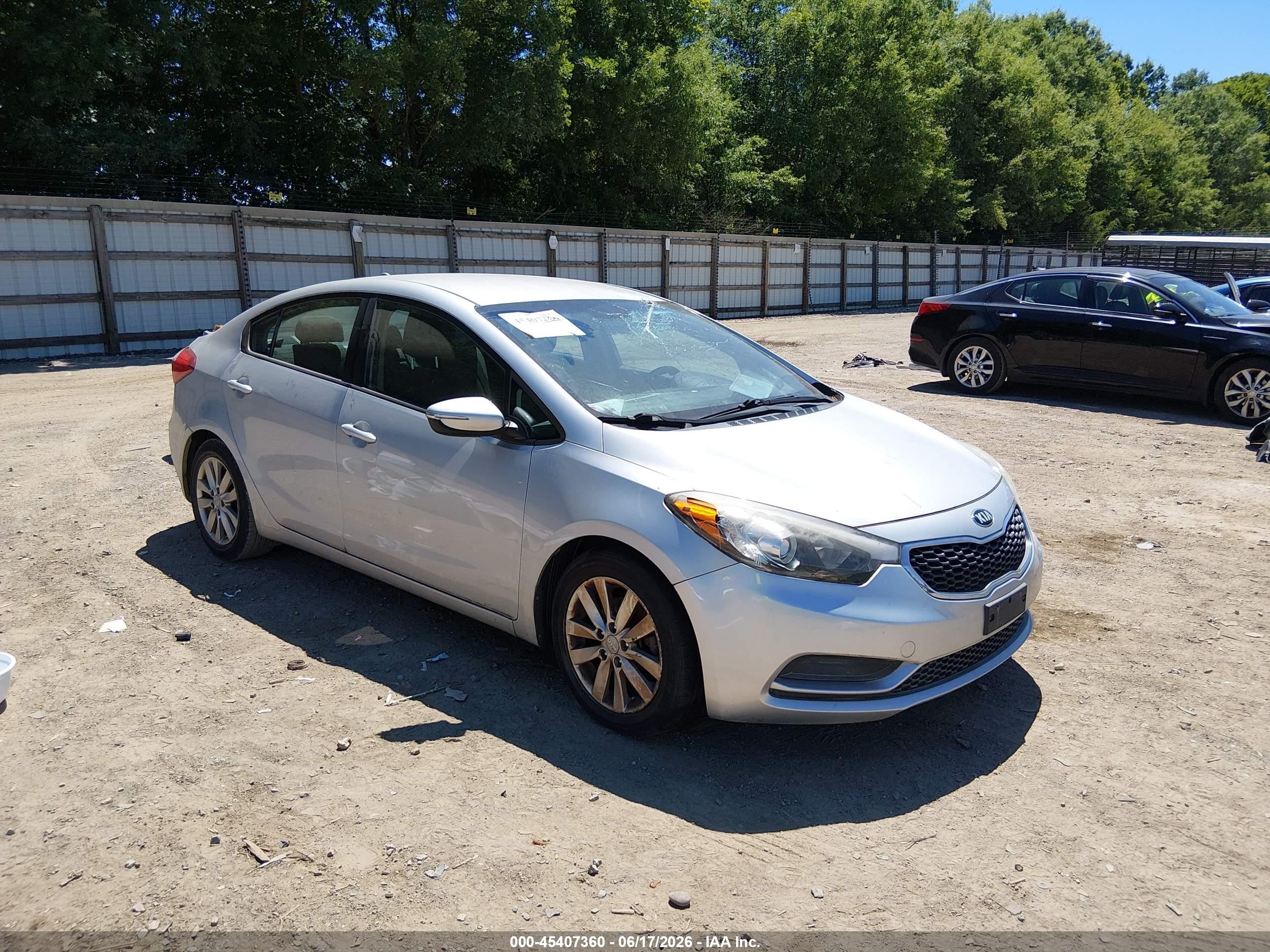 2015 Kia Forte LX, VIN KNAFX4A69F5398530 — Крыша