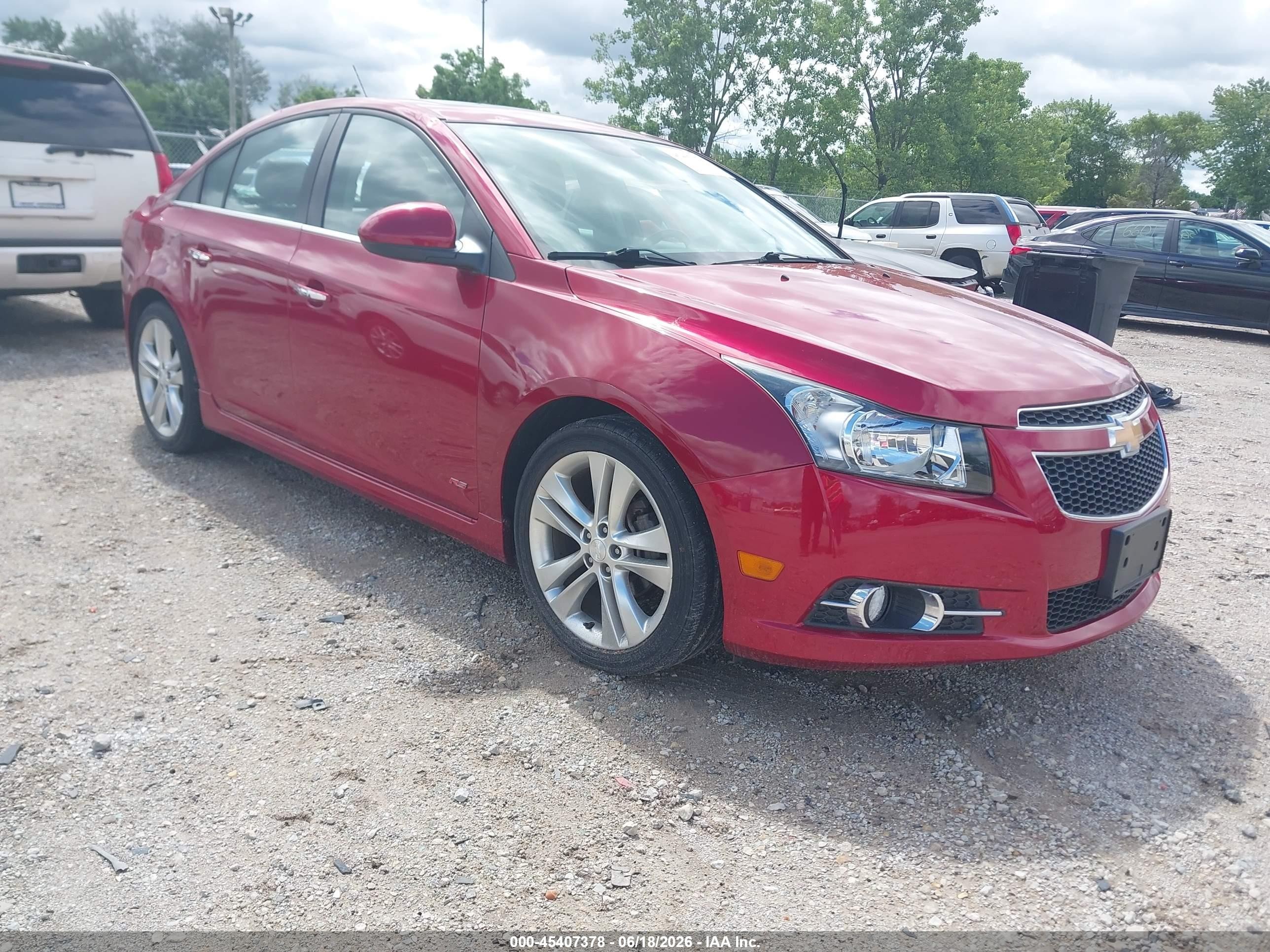 2013 Chevrolet Cruze LTZ, VIN 1G1PG5SB7D7262271 — Storm