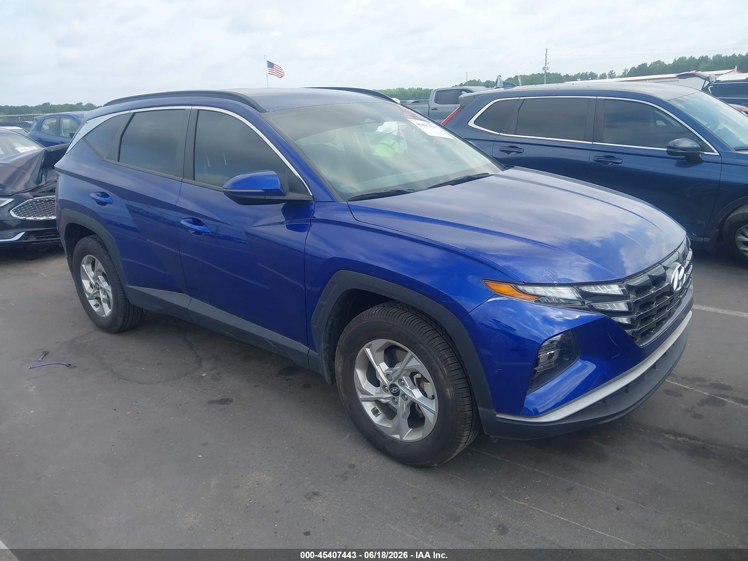 2023 Hyundai Tucson SEL, VIN 5NMJBCAE3PH219863 — Зад