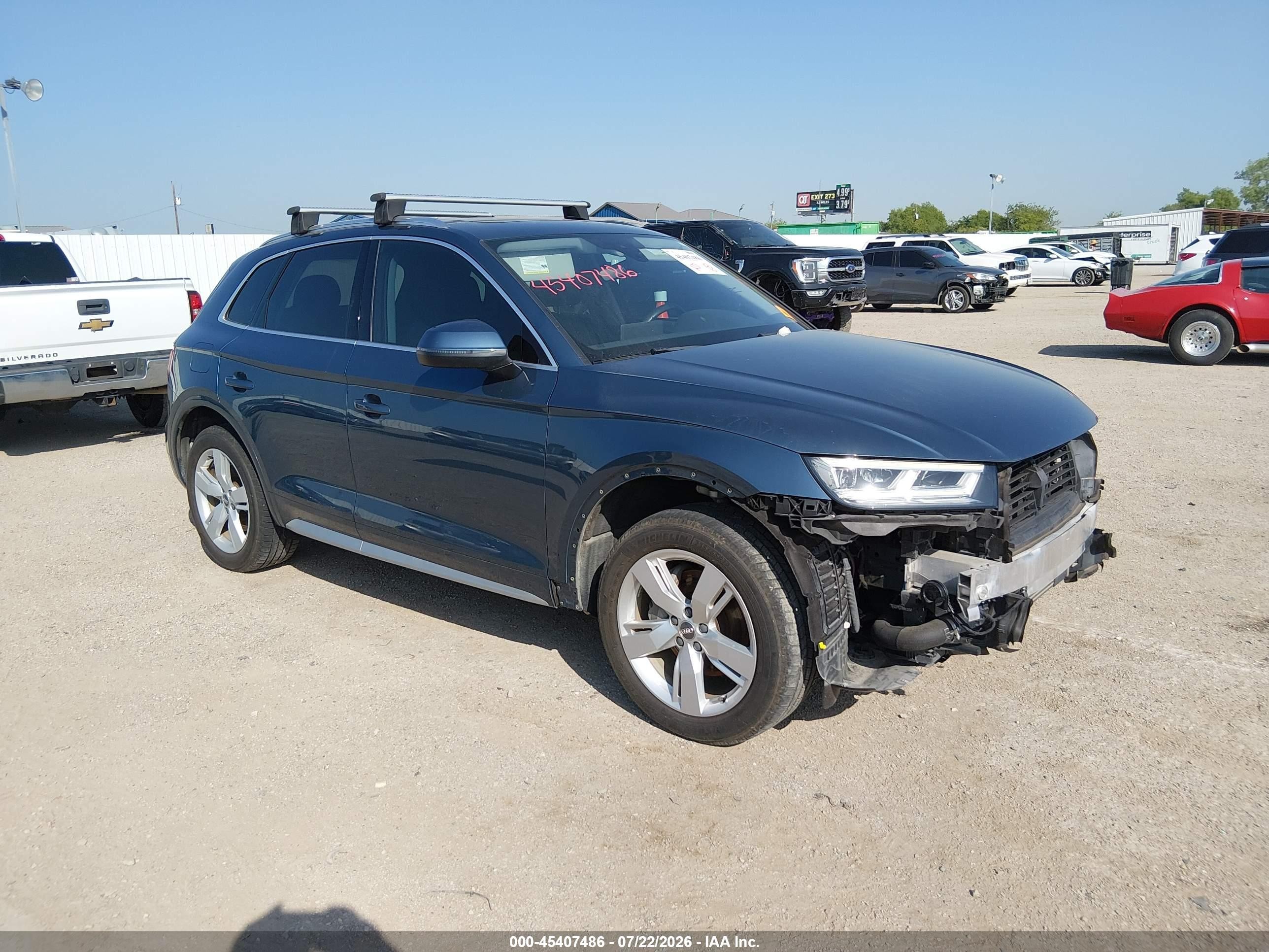 2018 Audi Q5 Premium Plus, VIN WA1BNAFY5J2096933 — Front end