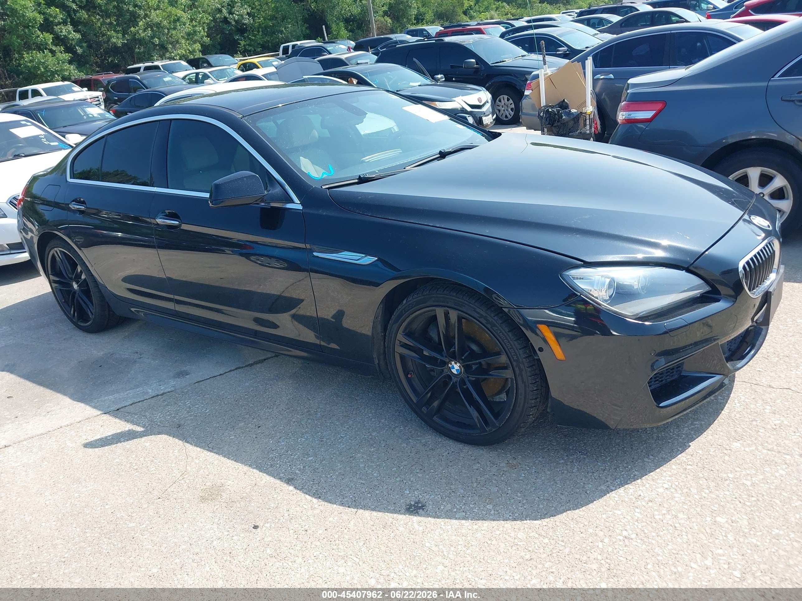 2013 BMW 6 Series 640i, VIN WBA6A0C59DDF14393 — Repossession