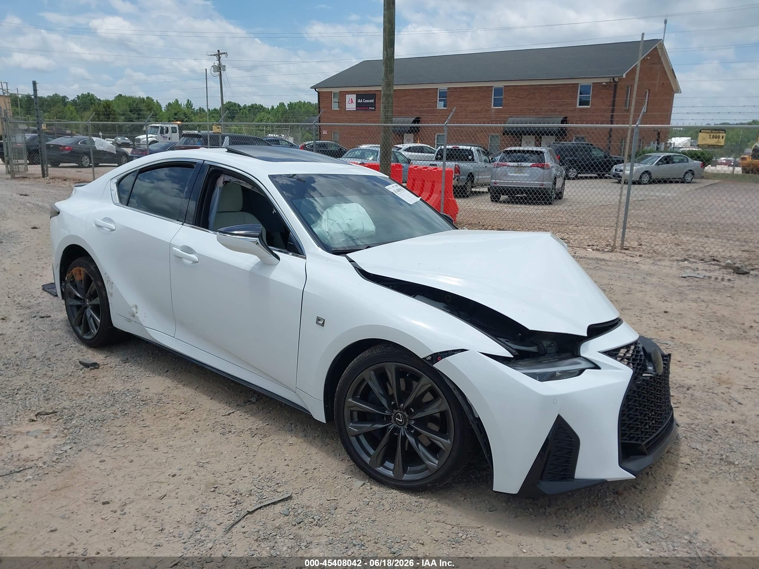 2023 Lexus IS 350 F Sport, VIN JTHGZ1E28P5032100 — Фото с аукциона 1 of 5